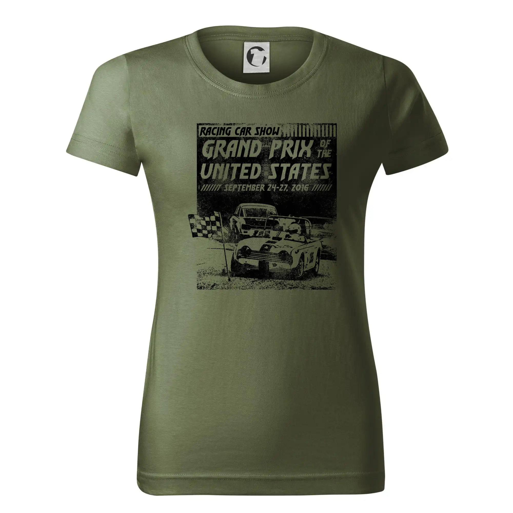 Auto tričká - Grand Prix Of The United States - Dámske tričko basic - ľahko voľnejšie a dlhšie