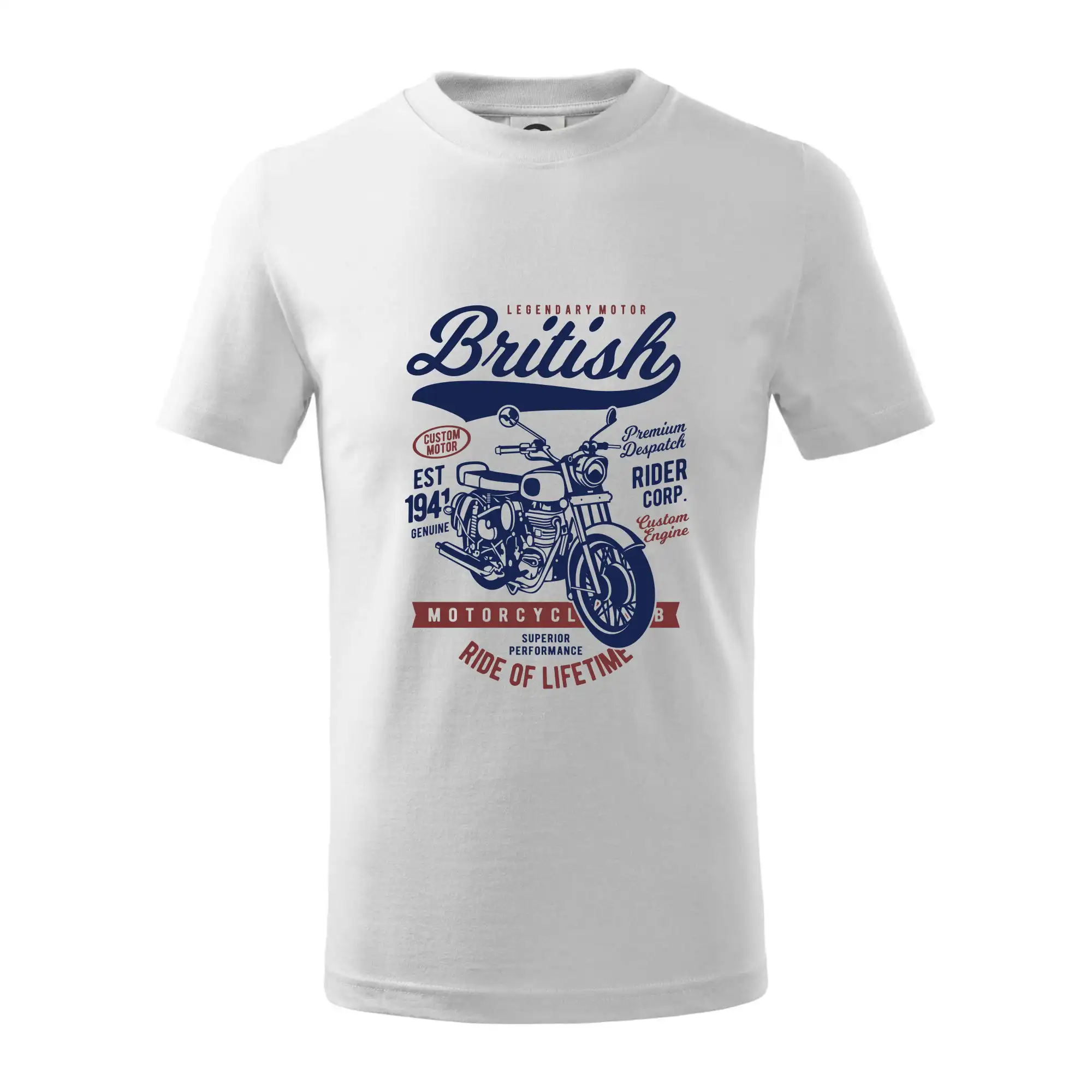 British Motorcycle - Tričko detské bavlnené