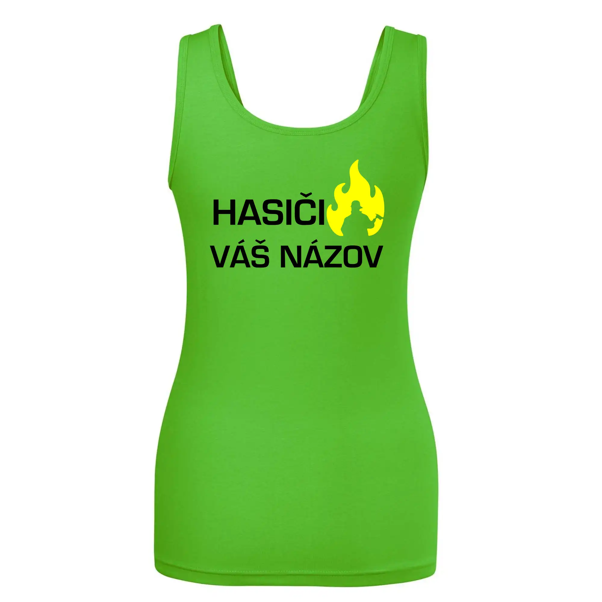 Hasiči - Váš názov - FLUO + Reflexná potlač