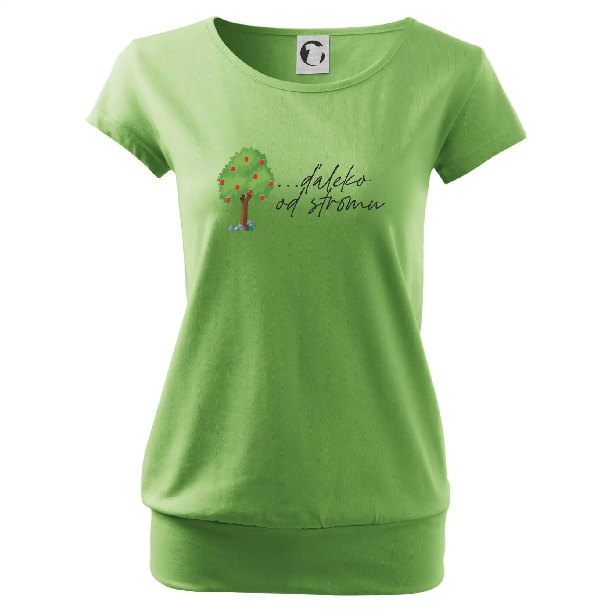 Tričká a mikiny pre mamičky - Jablko nepadne ďaleko od stromu - Voľné tričko city