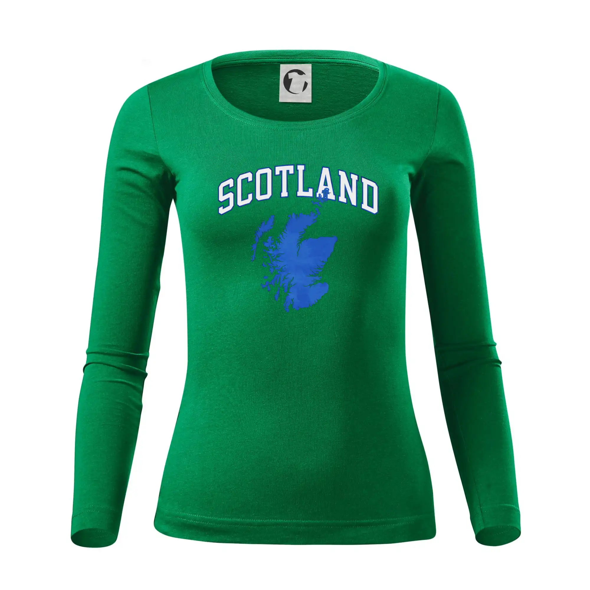Scotland nápis s mapou