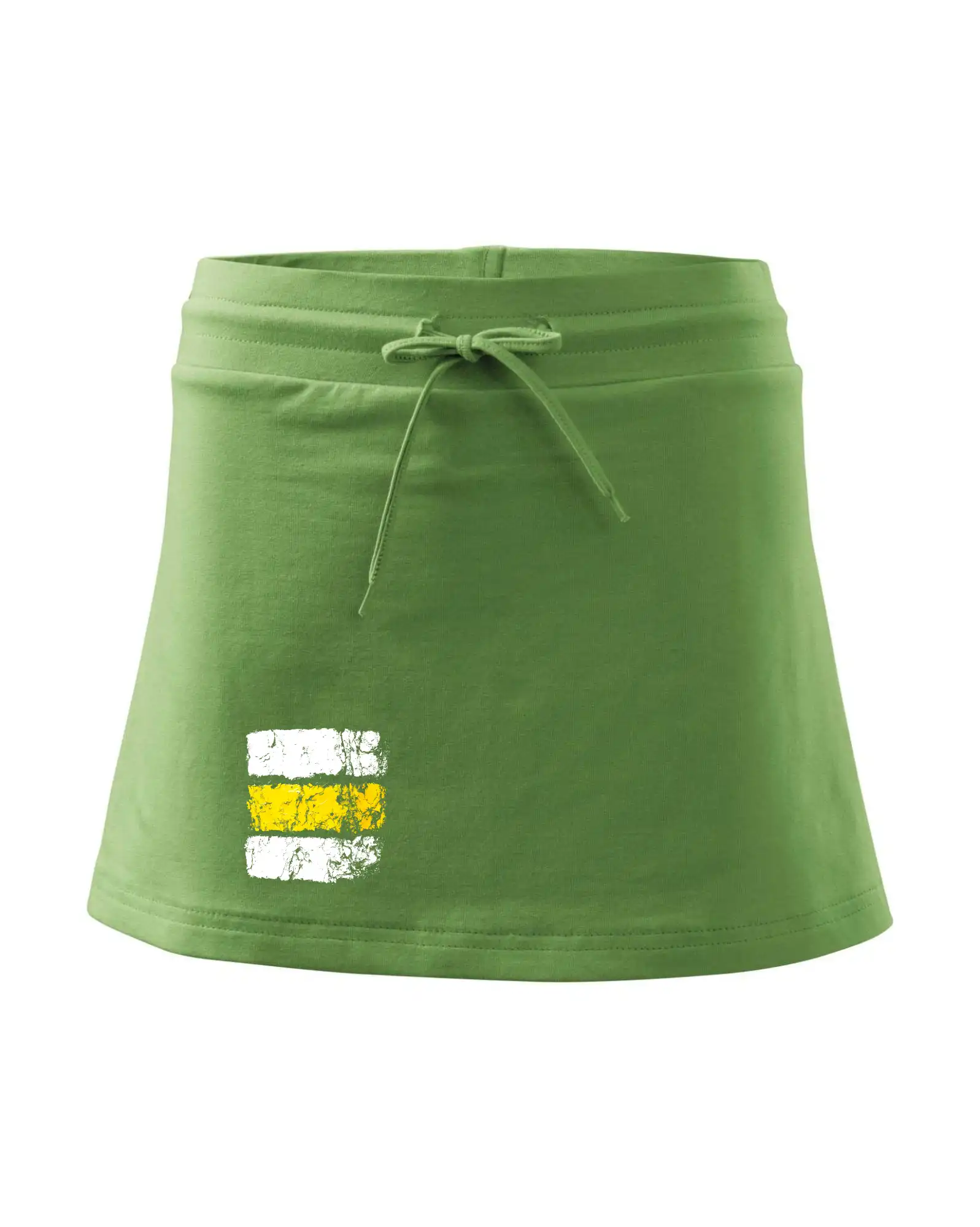 Trička pre cestovateľov - Turistická značka - žltá - Športová sukne - two in one