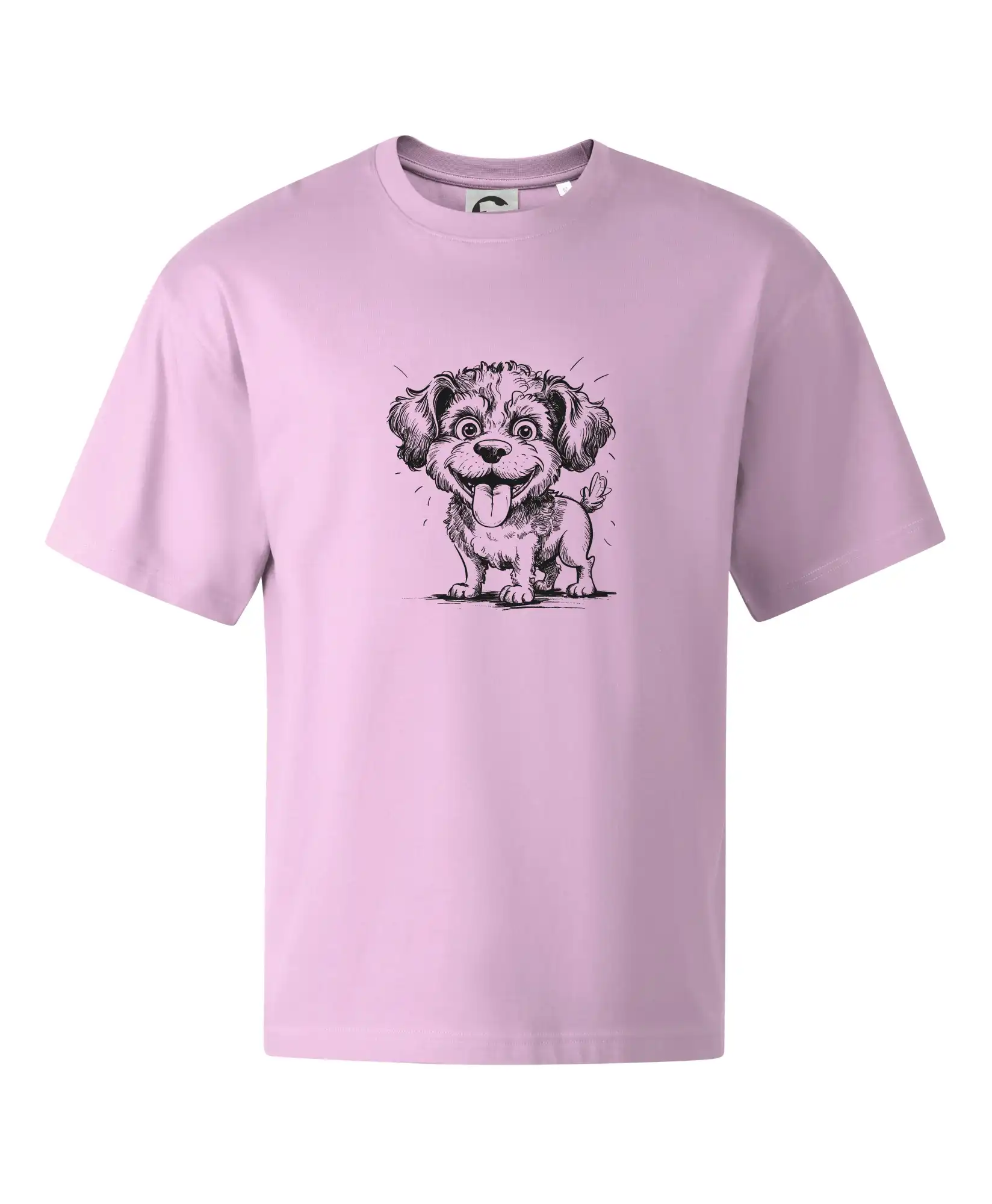 Ostatné psie plemená - Lagotto romagnolo karikatúra vypláznutý jazyk - Stage unisex - OVERSIZE