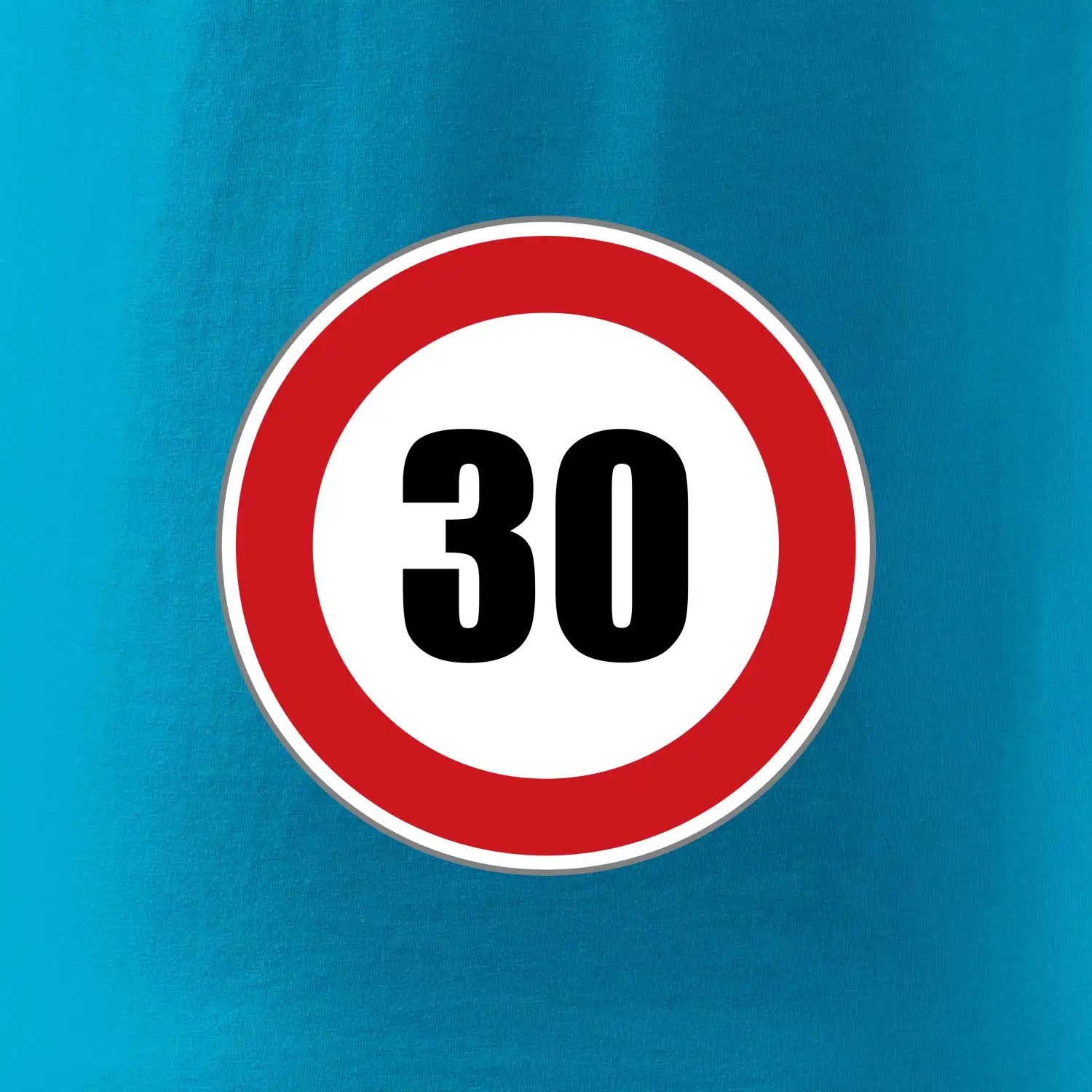 Dopravní značka - omezení rychlosti 30