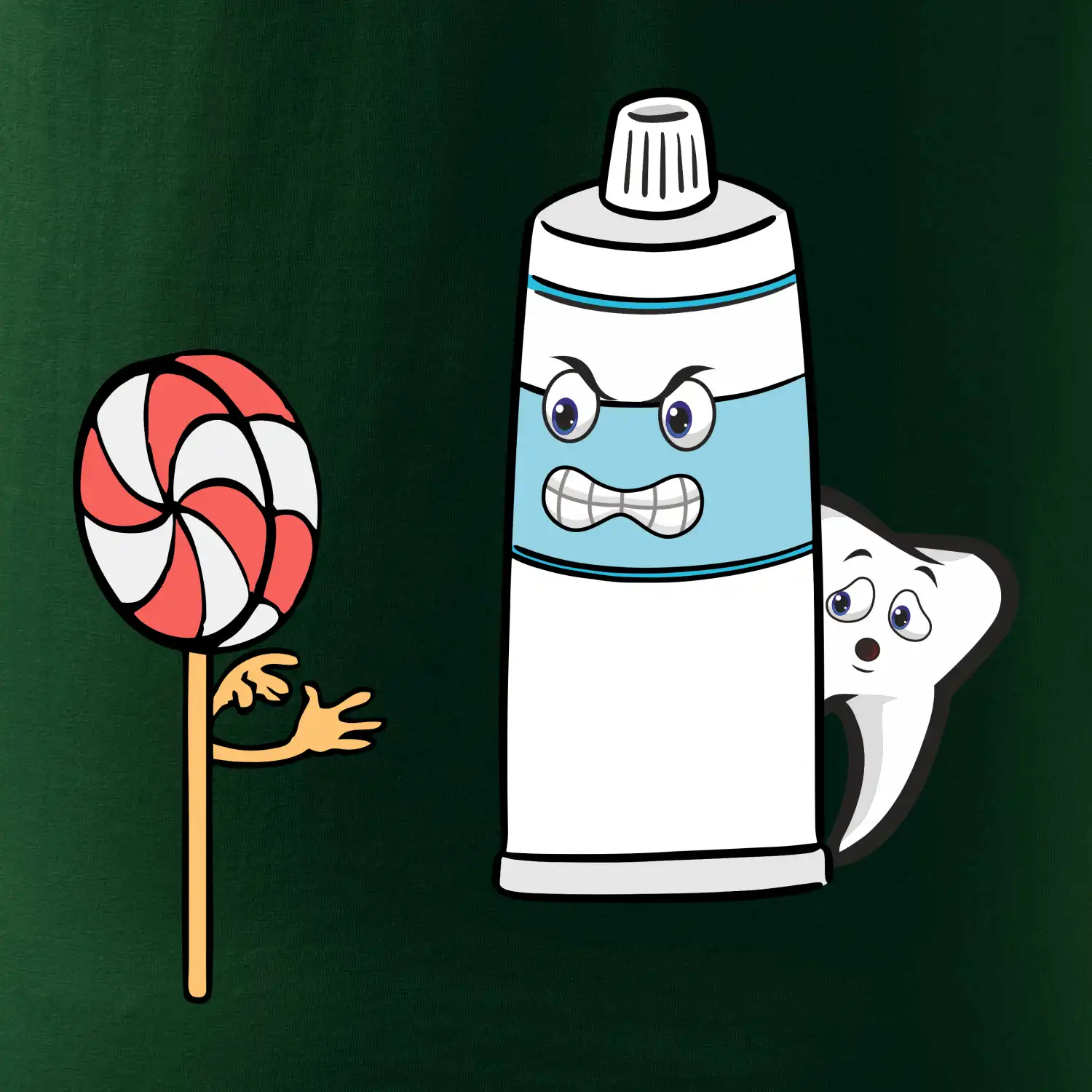 Lízátko pasta zuby