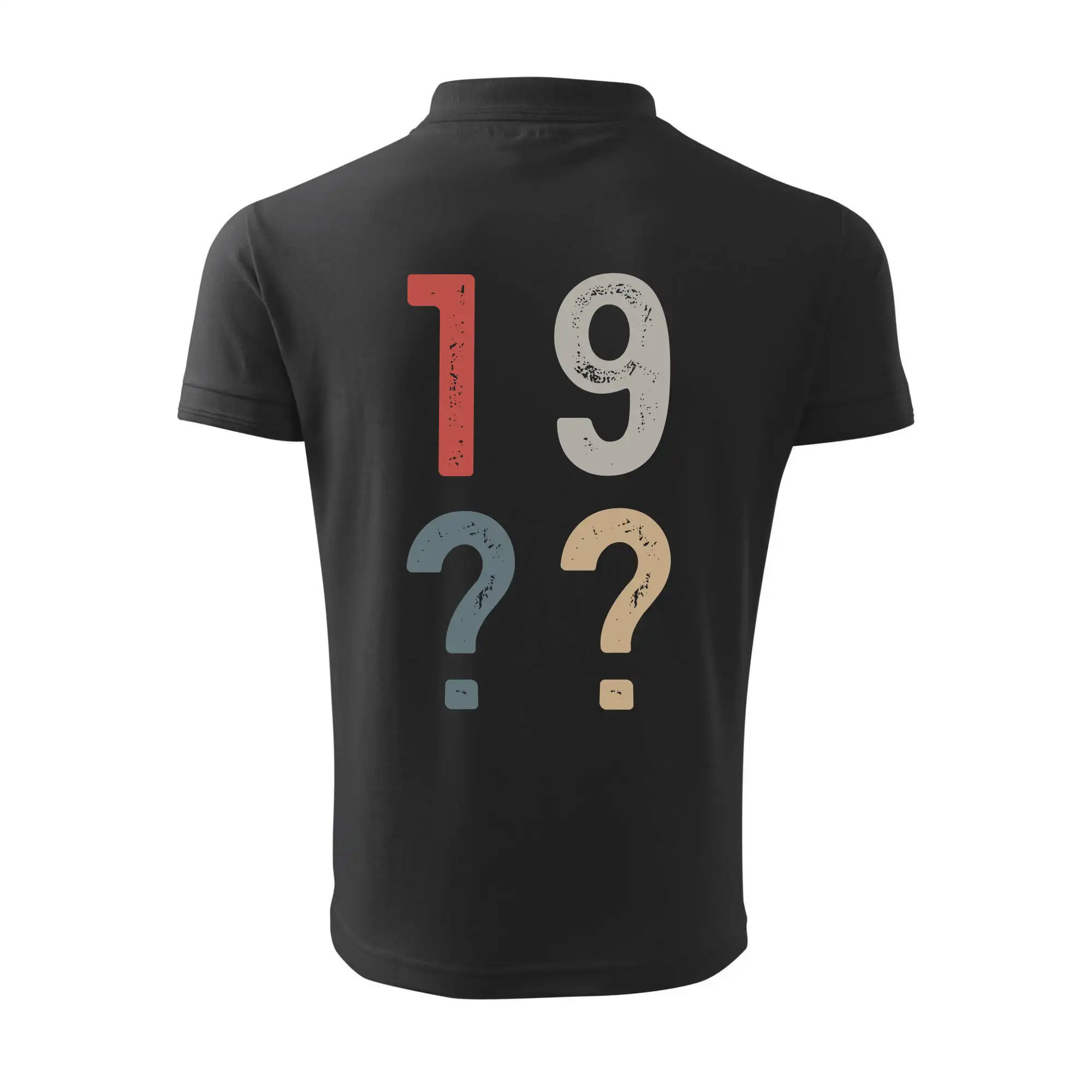 Vintage číslice - vlastní rok