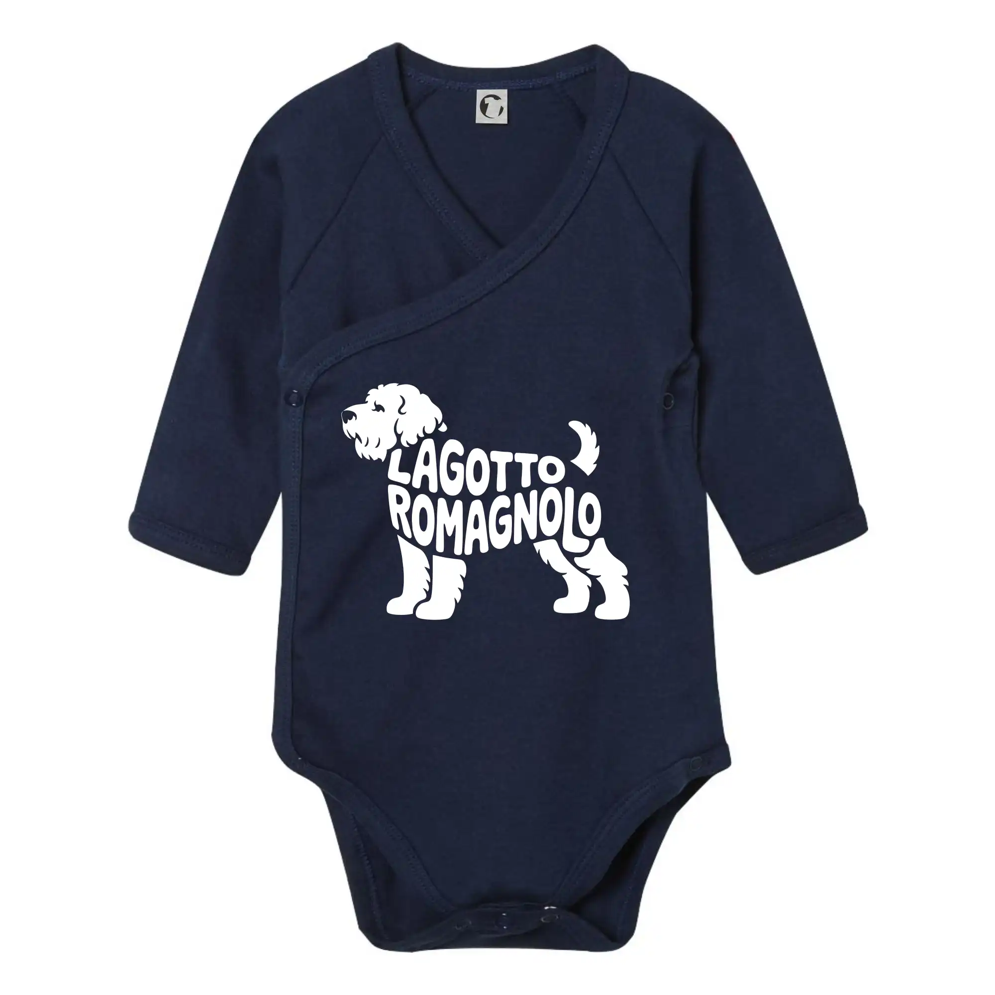 Ostatné psie plemená - Lagotto romagnolo nápis v tele - Body zavinovacie s dlhým rukávom