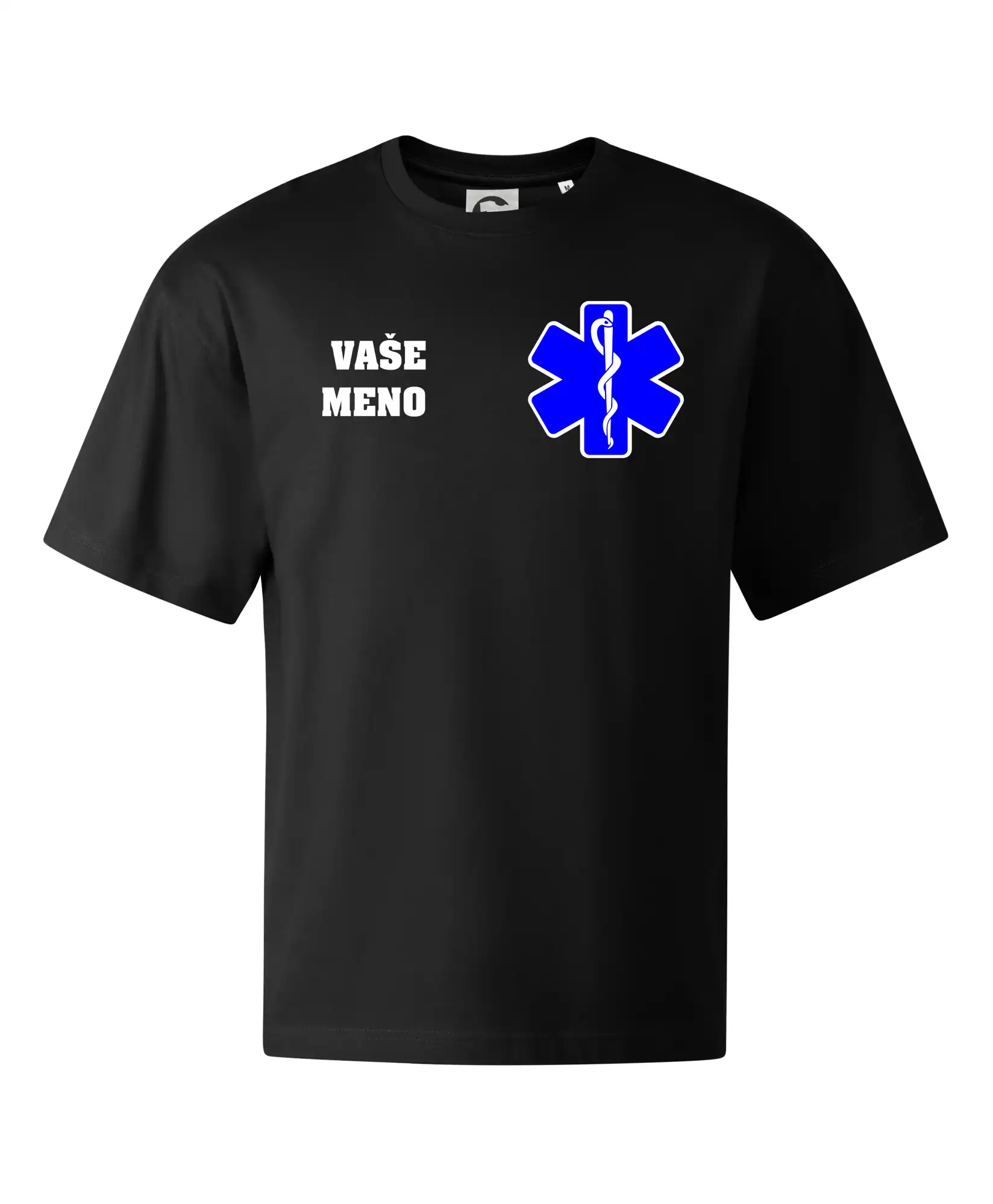 Originálne tričká pre hasičov - Rescue - Vaše meno - Stage unisex - OVERSIZE