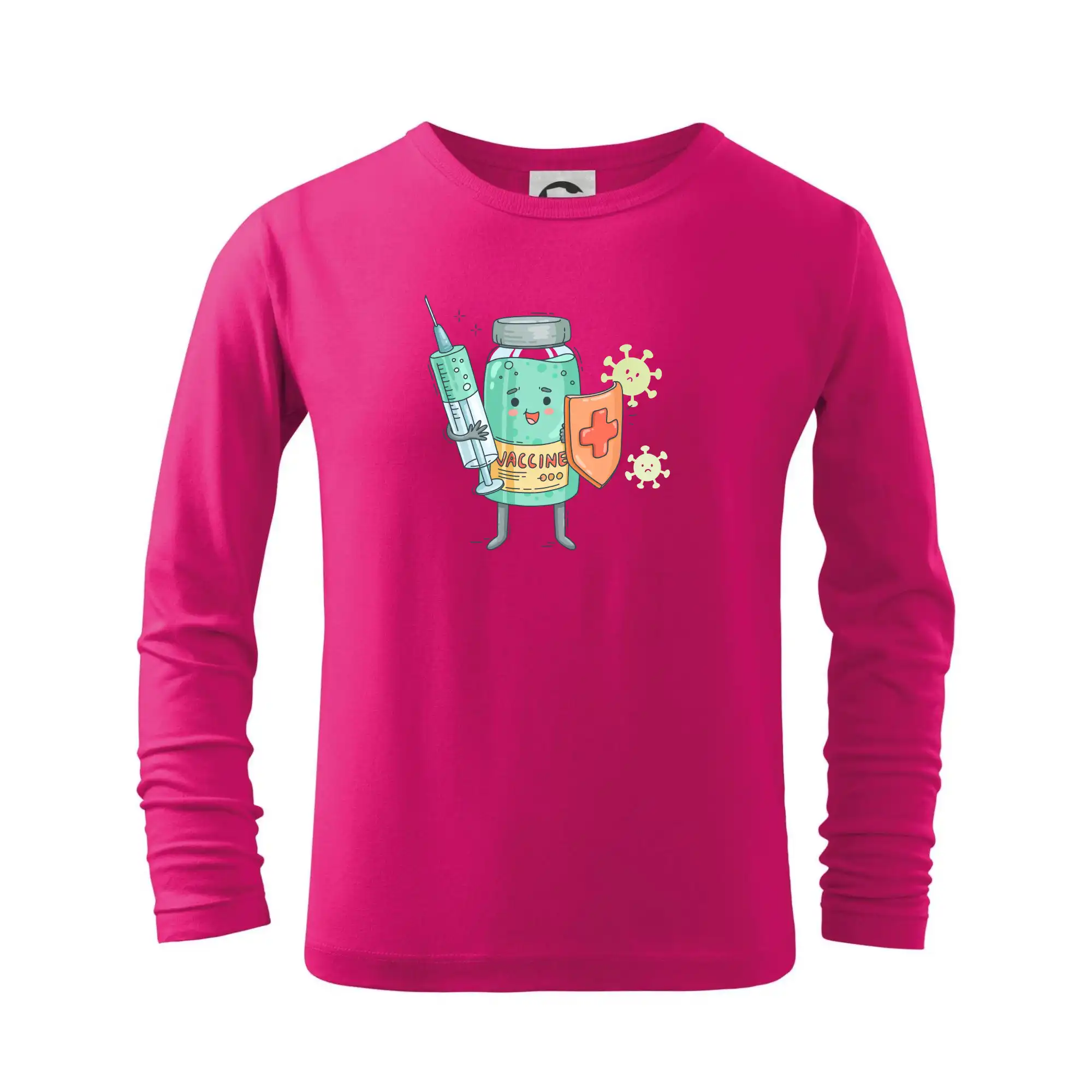 Cartoon vaccine - Tričko detské Long Sleeve