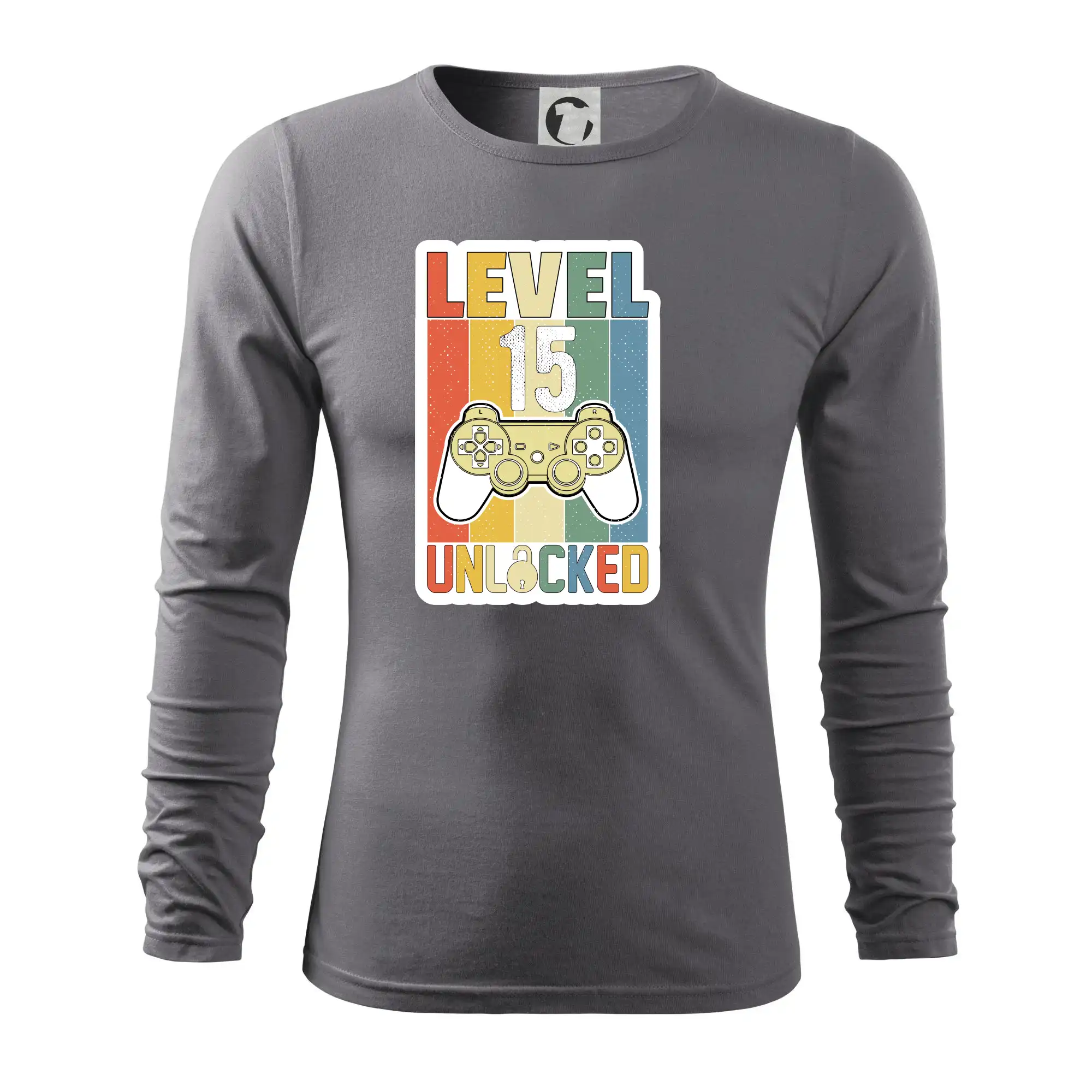 Tričká k narodeninám - Gaming narodeniny 15 - Tričko s dlhým rukávom FIT-T long sleeve