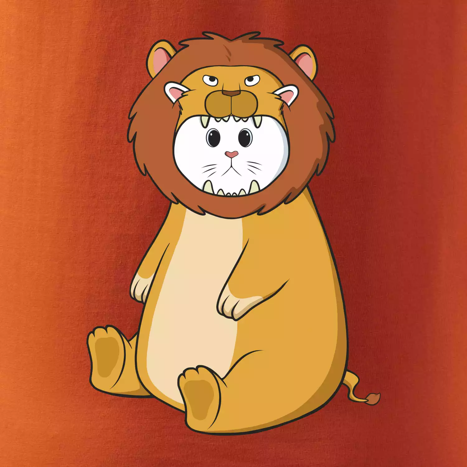 Kočka v převleku lva