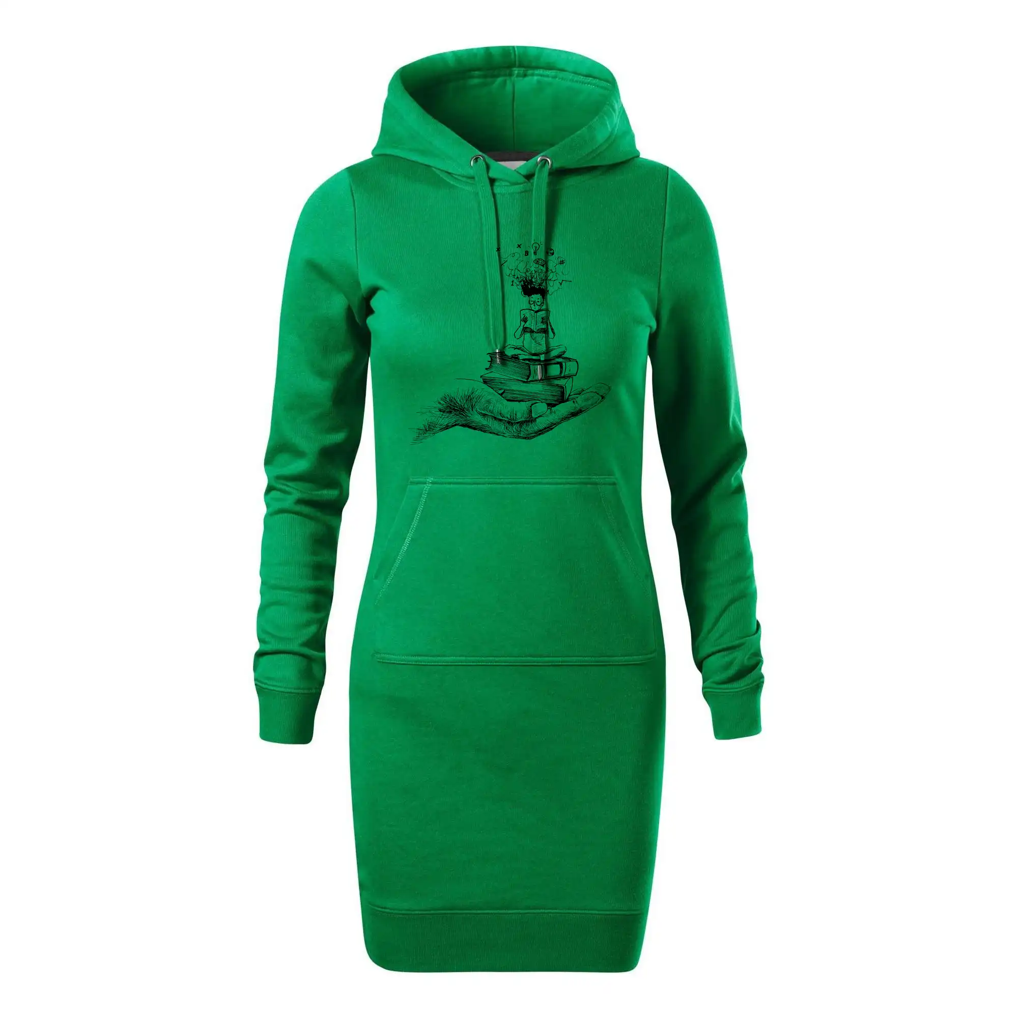 Čtenář - ruka kreslená