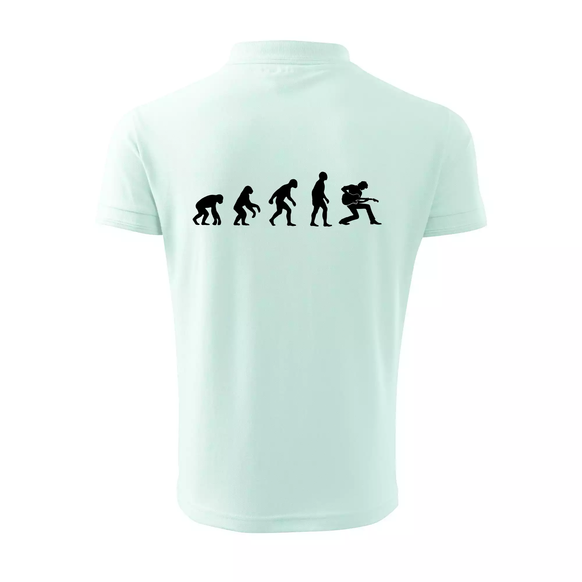 Evoluce kytarista - klečící