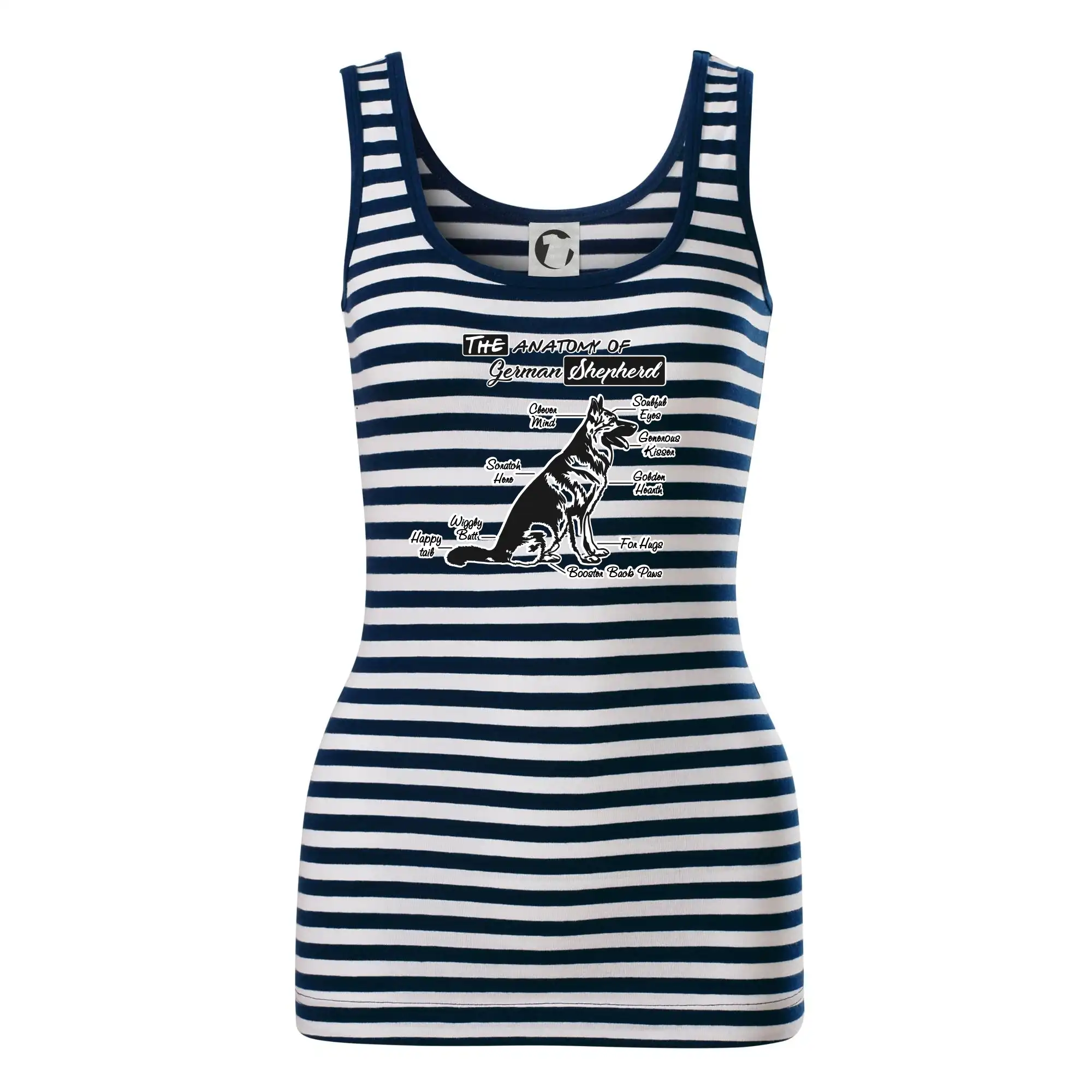 Nemecký ovčiak - Nemecký ovčiak - Anatómia - Sailor tielko na vodu