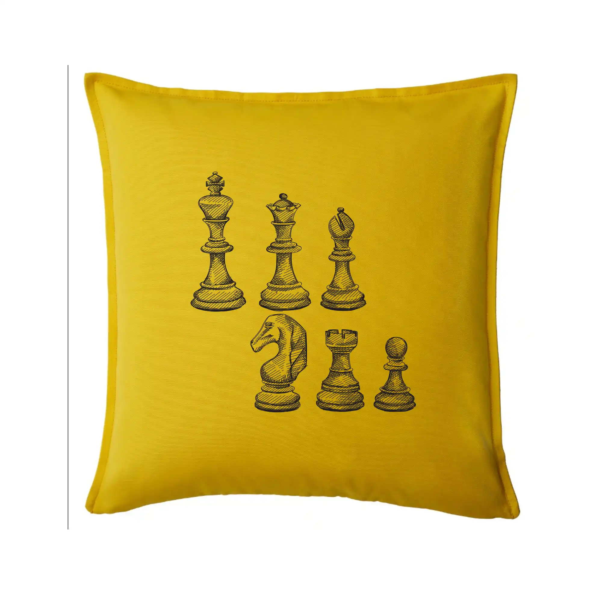 Šachové figurky kreslené