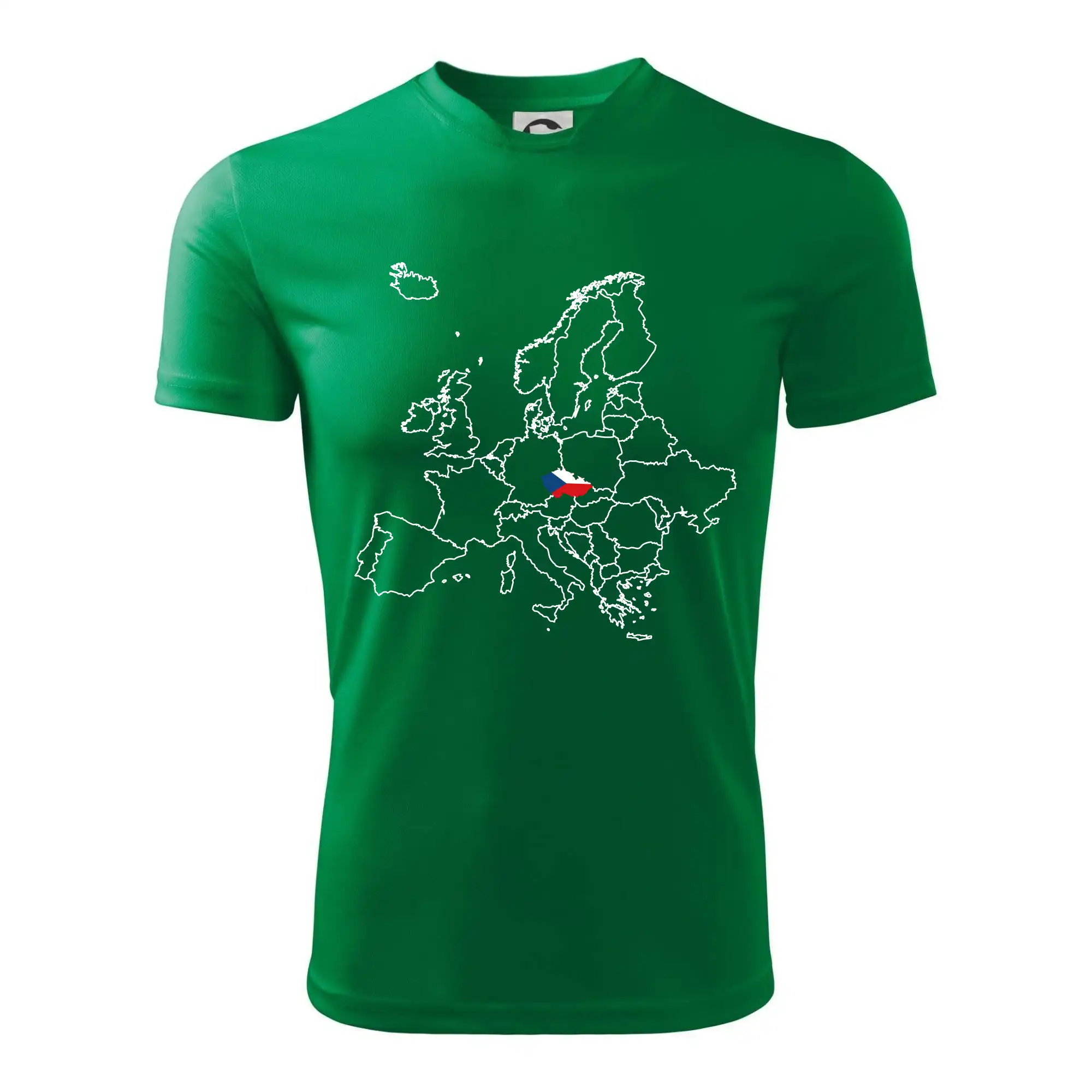 Motívy štátnych vlajok - Česká republika v Evropě - Detské tričko športové