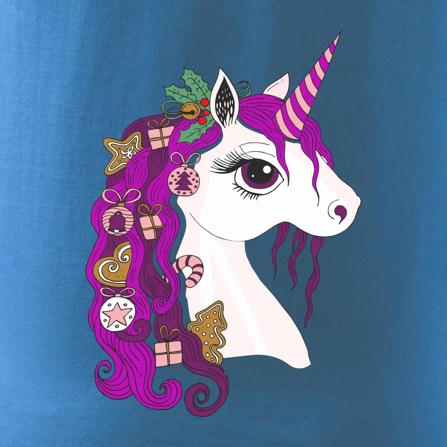 Vánoční jednorožec