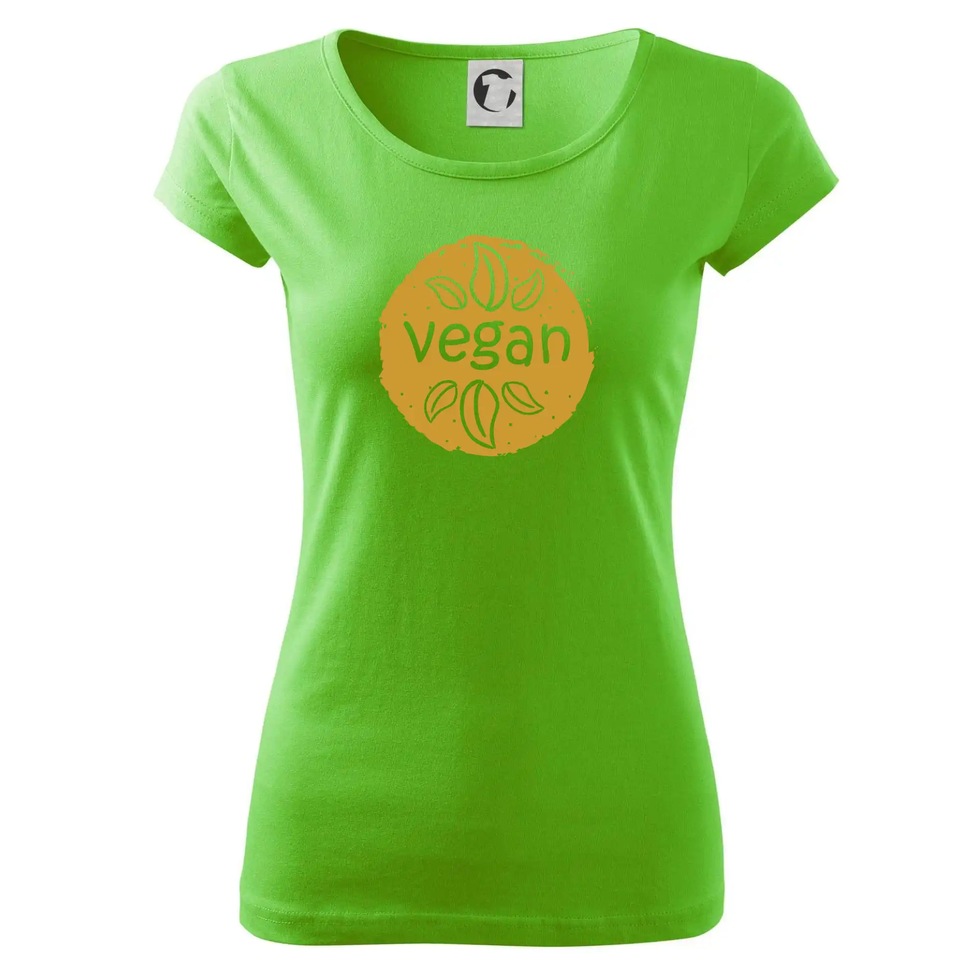 Životný štýl - Vegan hnedý kruh - Dámske tričko Pure