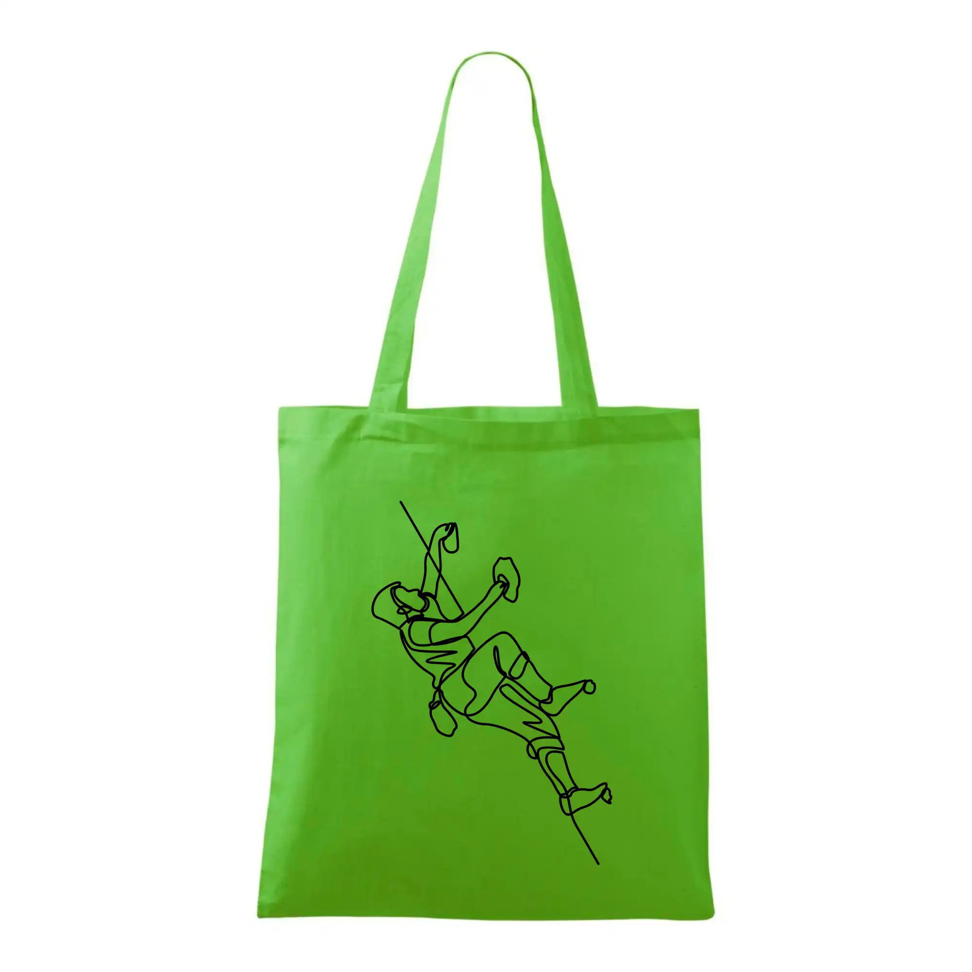 Lezecká stěna jedním tahem