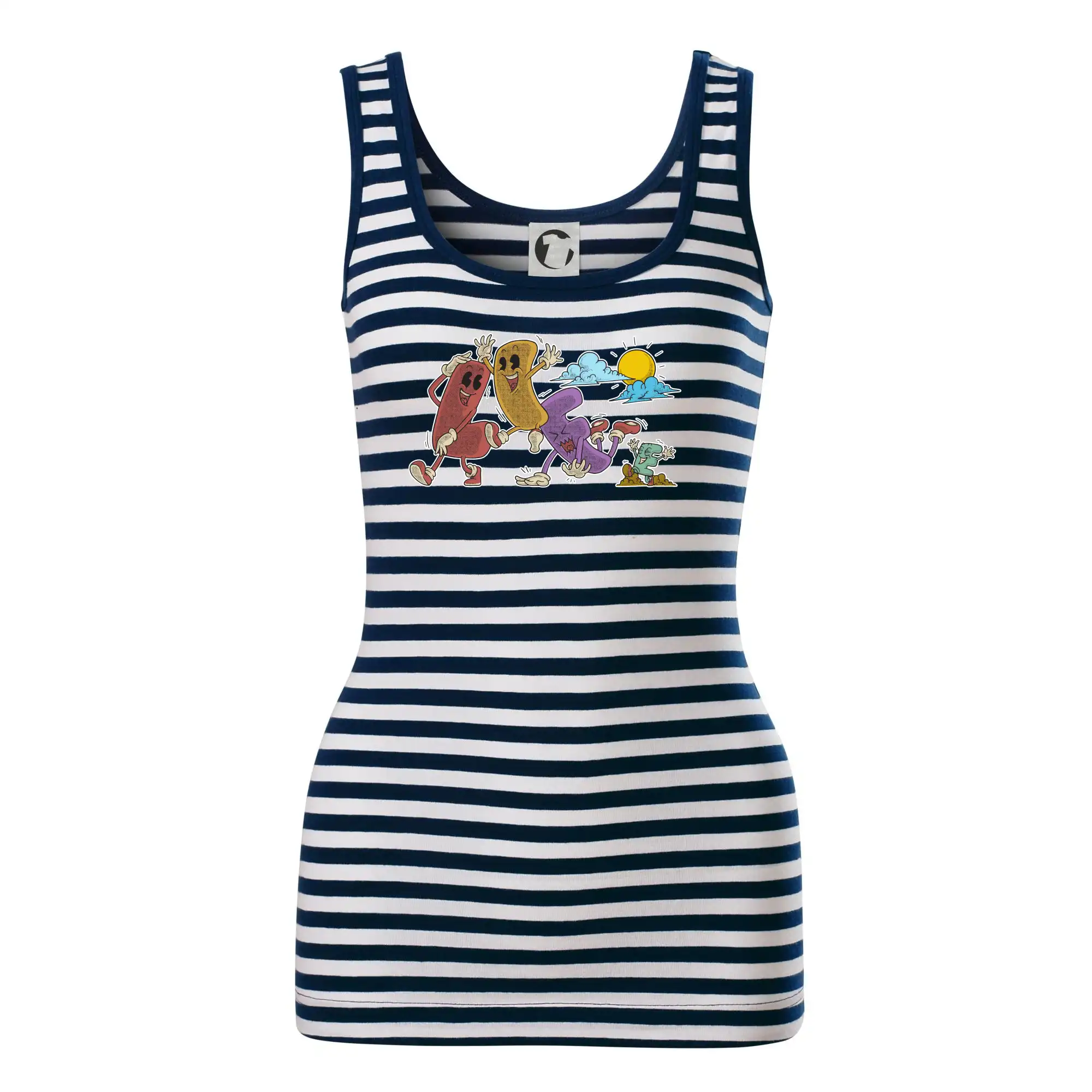 Grafické tričká - Ako ide život - Sailor tielko na vodu