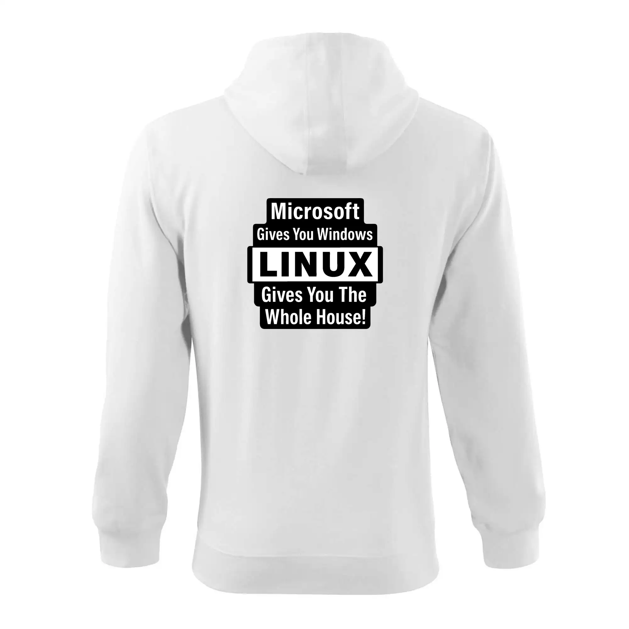 Microsoft Gives You Windows LINUX Gives You The Whole House!