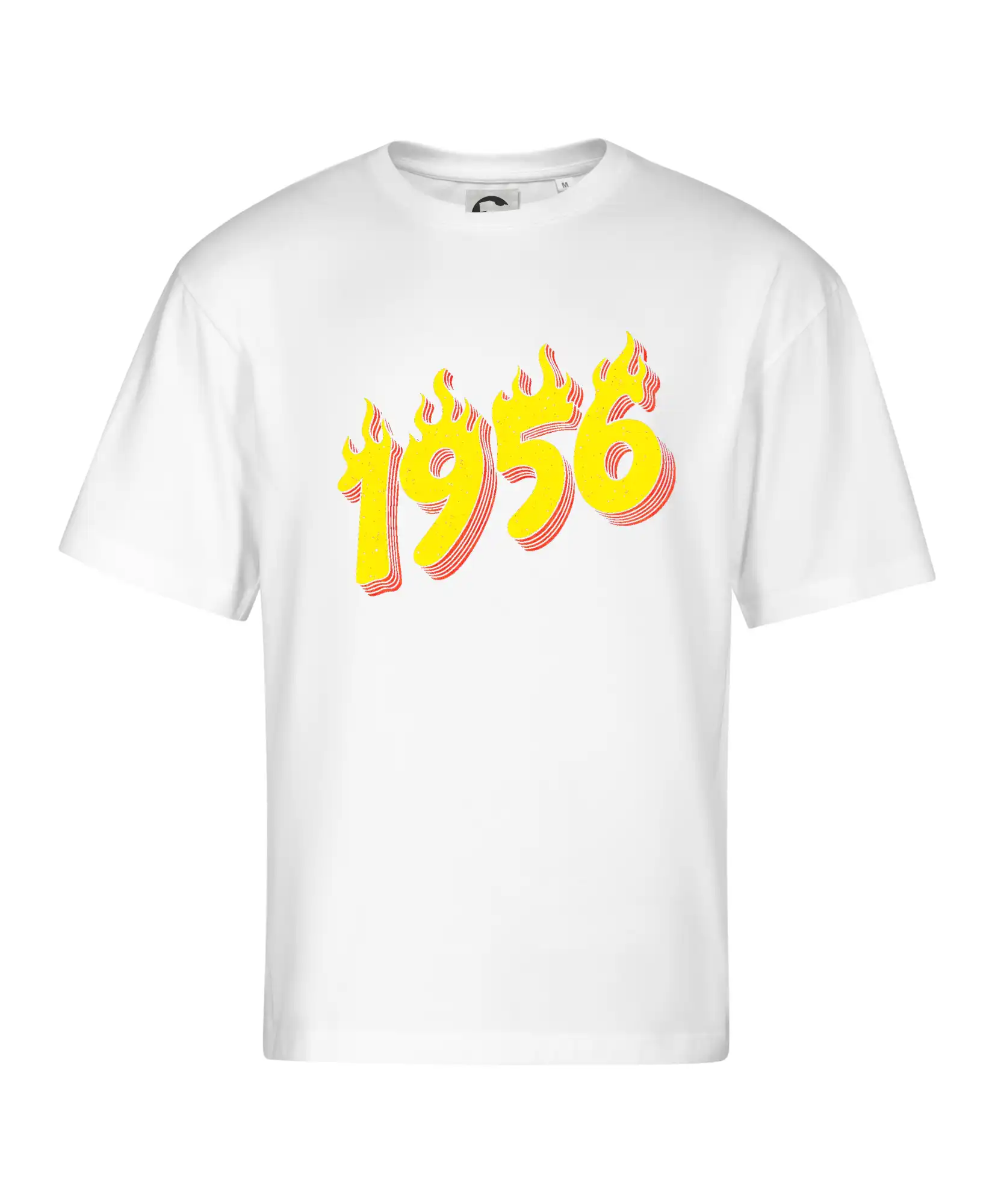 Trička s ročníkom 1956 - Narodeniny v ohni 1956 - Stage unisex - OVERSIZE