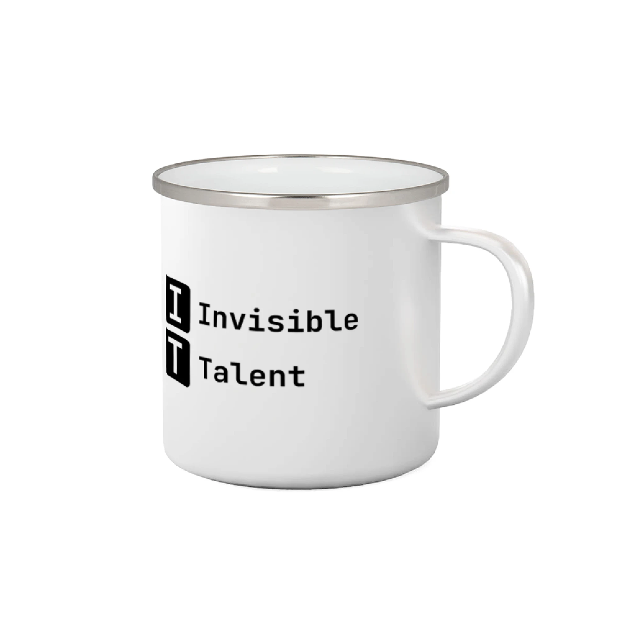 Tričká pre ajťákov - IT Nápis Invisible Talent - Plecháčik
