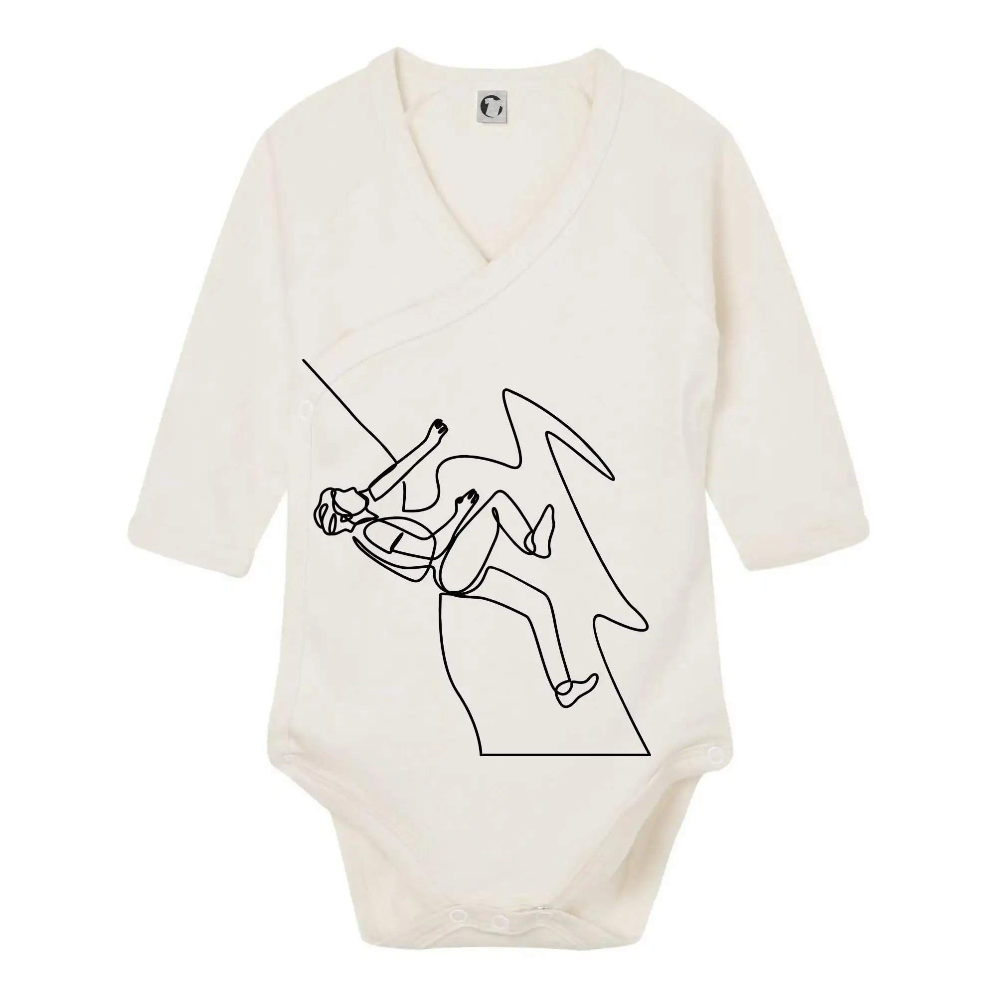 Lezec na skále jedním tahem