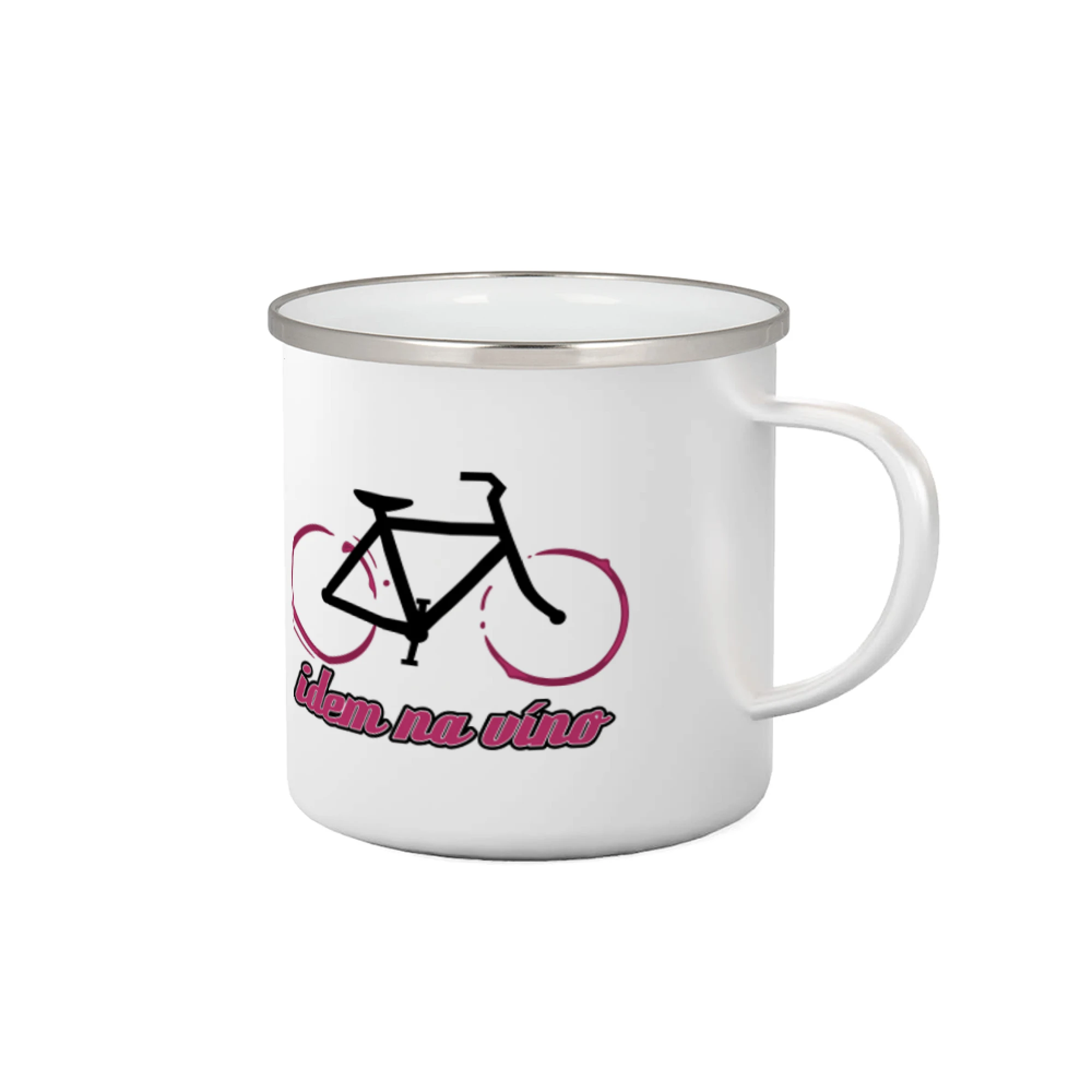 Tričko ako darček pre cyklistu - Idem na víno - Plecháčik