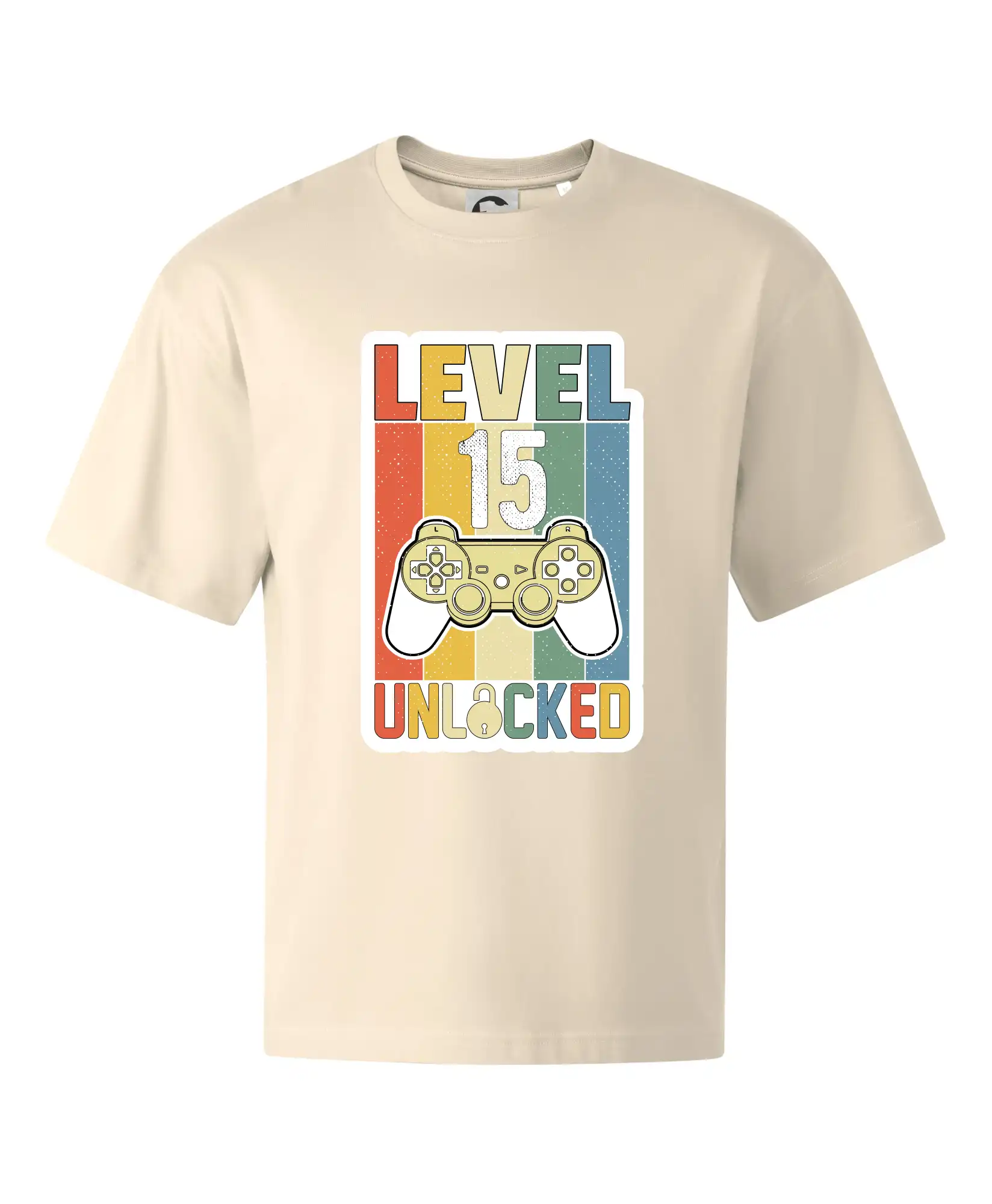 Tričká k narodeninám - Gaming narodeniny 15 - Stage unisex - OVERSIZE