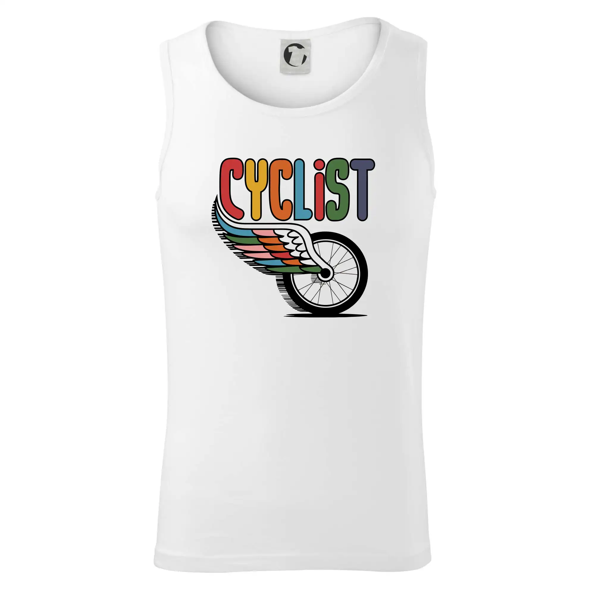 Tričko ako darček pre cyklistu - Cyclist - bicykel a krídlo - Tielko pánske Core