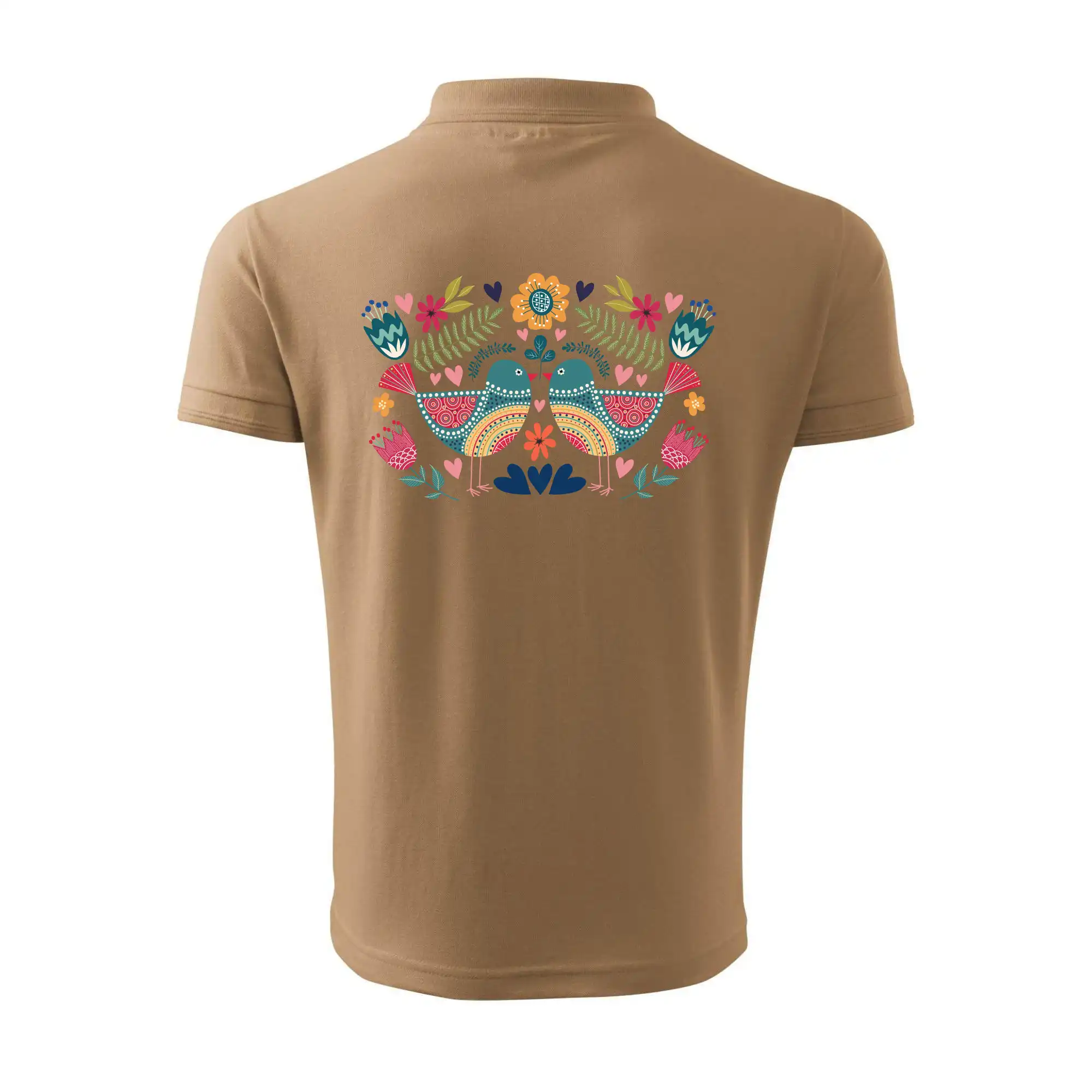 Folklor - dva barevní ptáčci