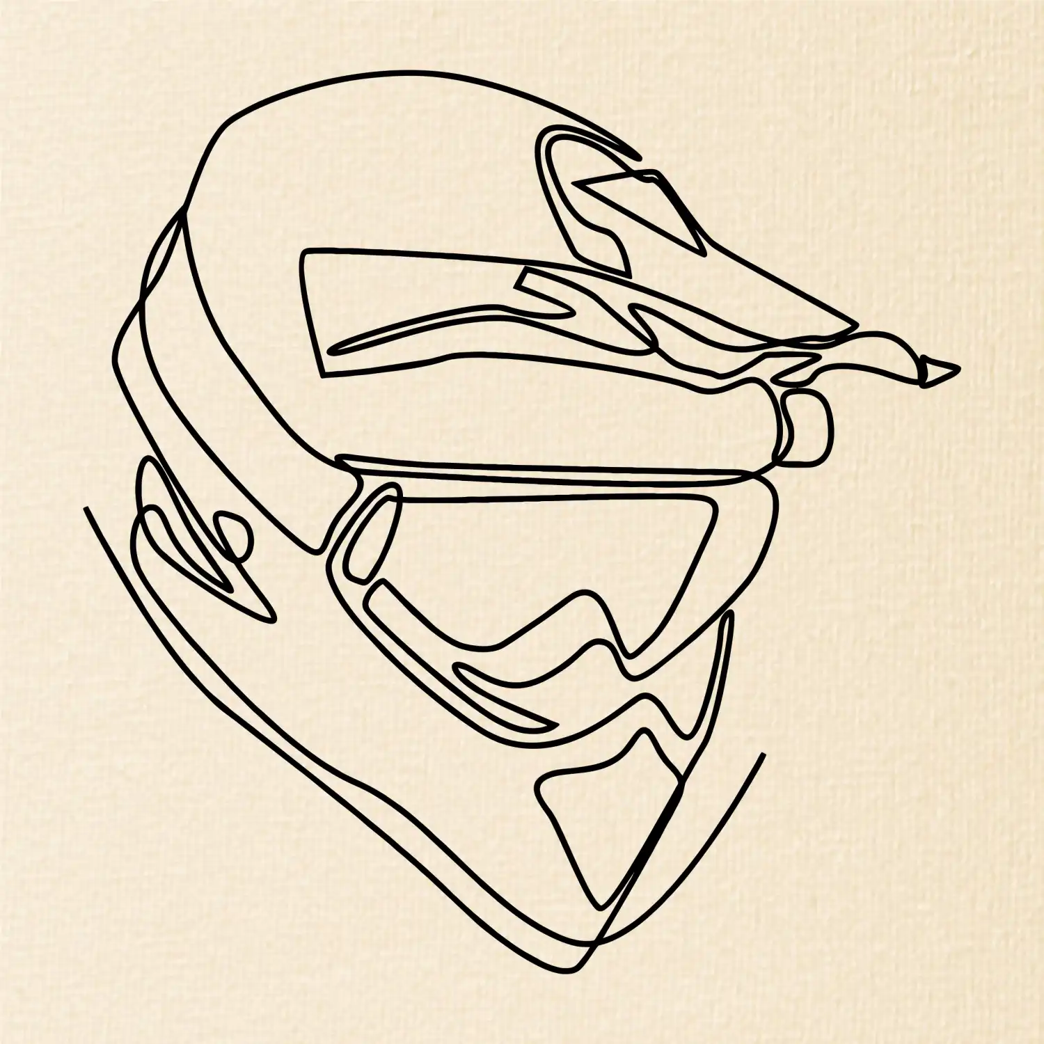 Helma, přilba jednim tahem