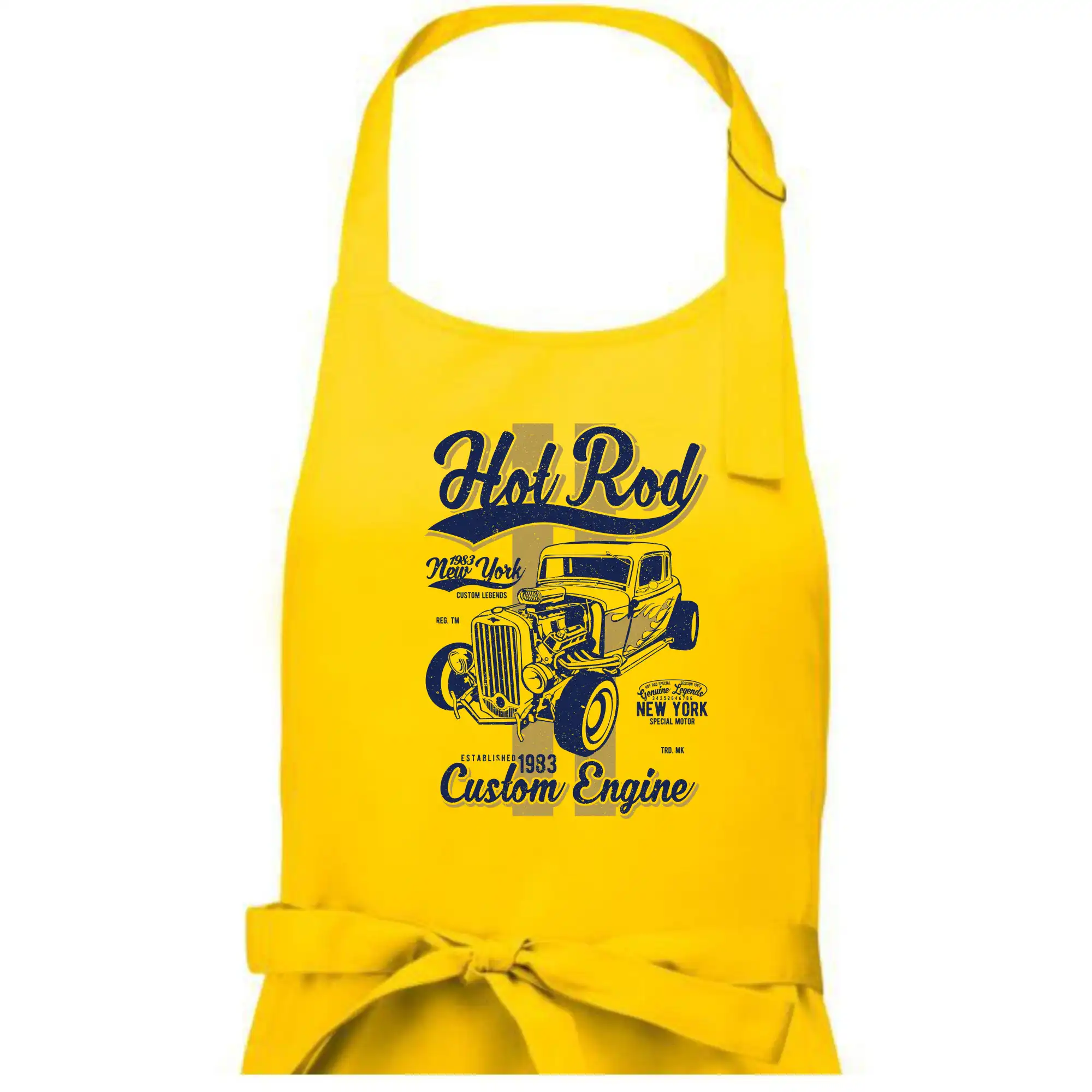 Auto tričká - Hot Rod New York - Dámska zástera na varenie