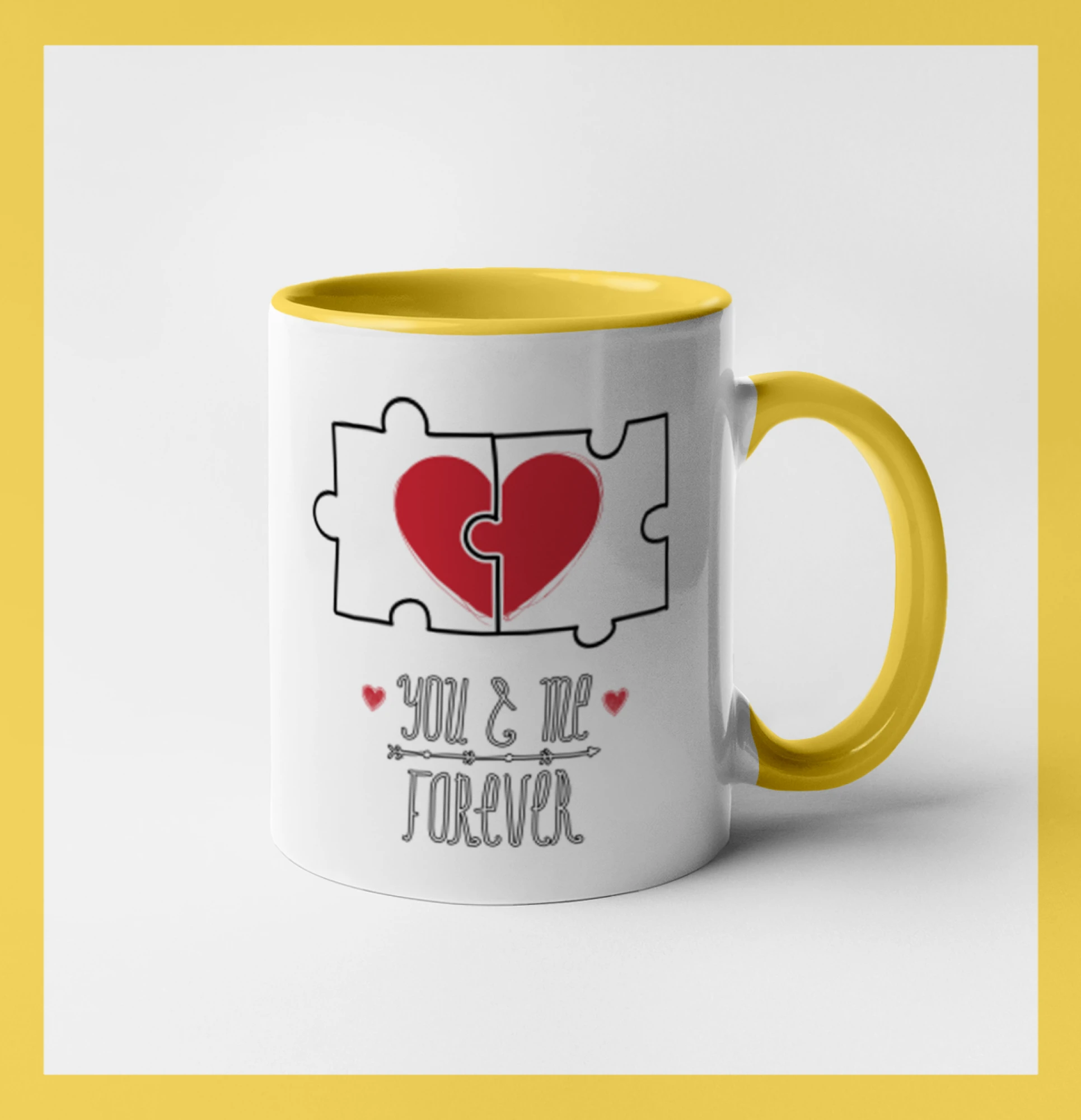 Tričká pre zamilovaných - You and me forever - Hrnček 