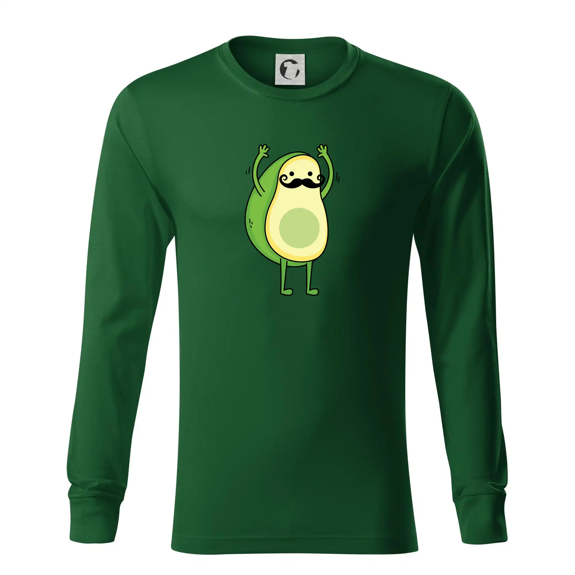 Tričká pre zamilovaných - Párové triko - avokádo - Tričko s dlhým rukávom LS R05