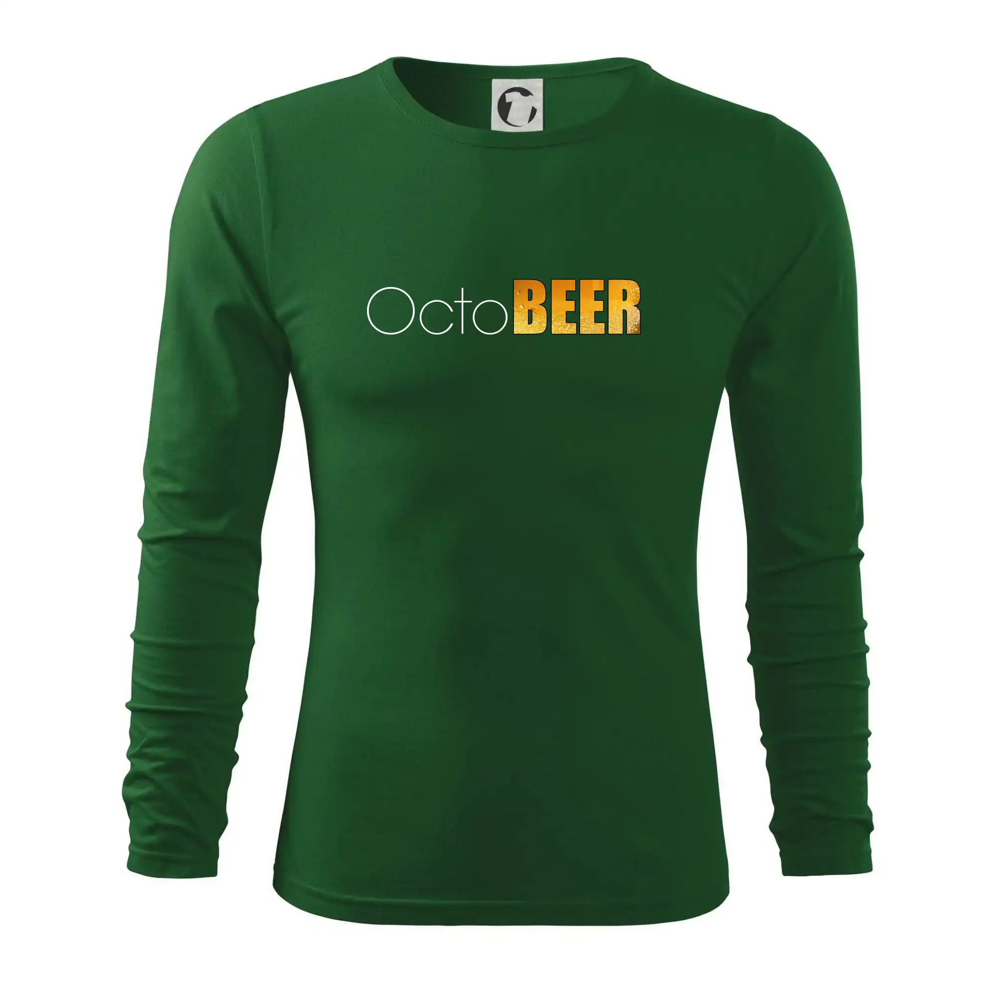 Vtipná tričká pre pivárov - Pivné mesiace - octoBEER - Tričko s dlhým rukávom FIT-T long sleeve