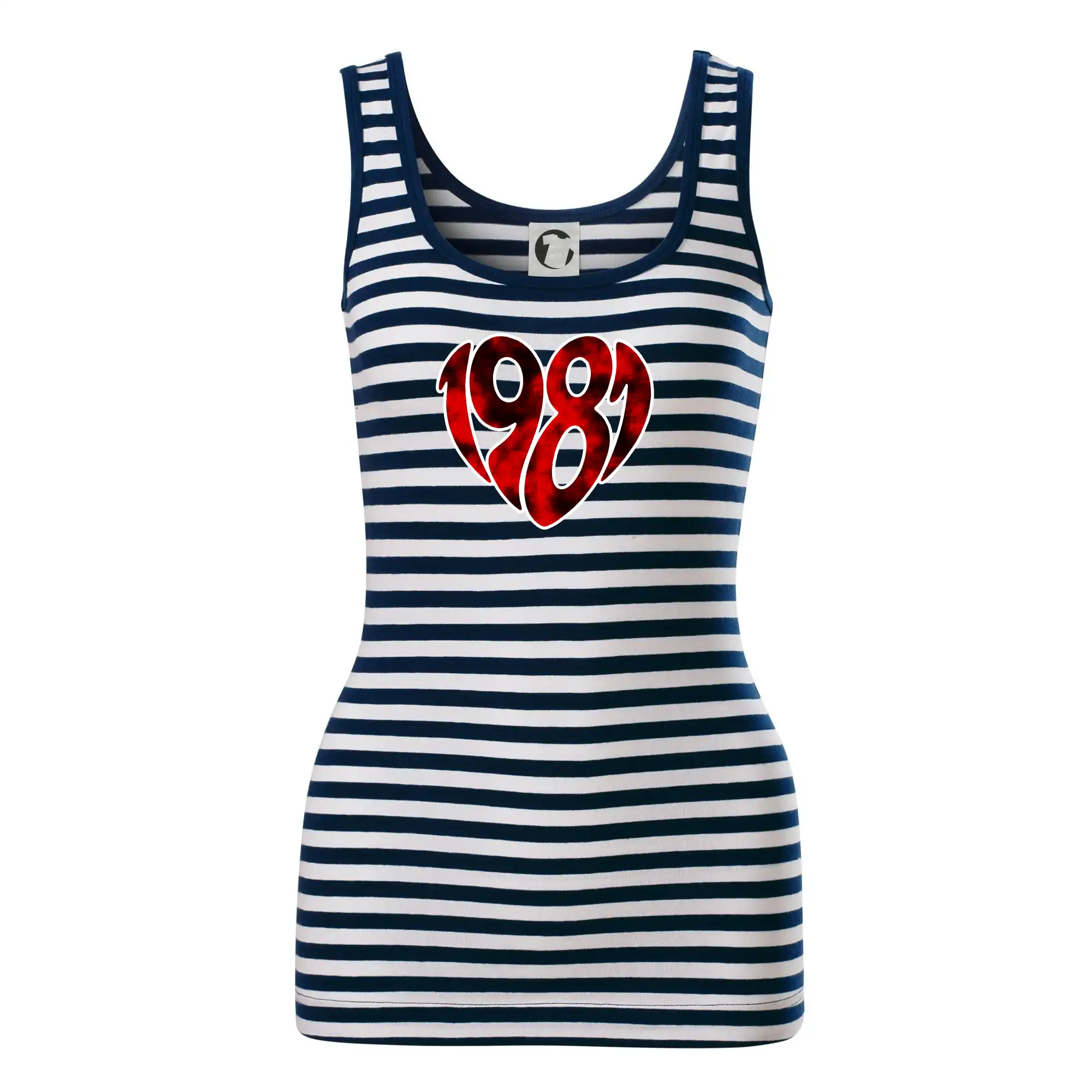 Trička s ročníkom 1981 - 1981 v srdci - Sailor tielko na vodu