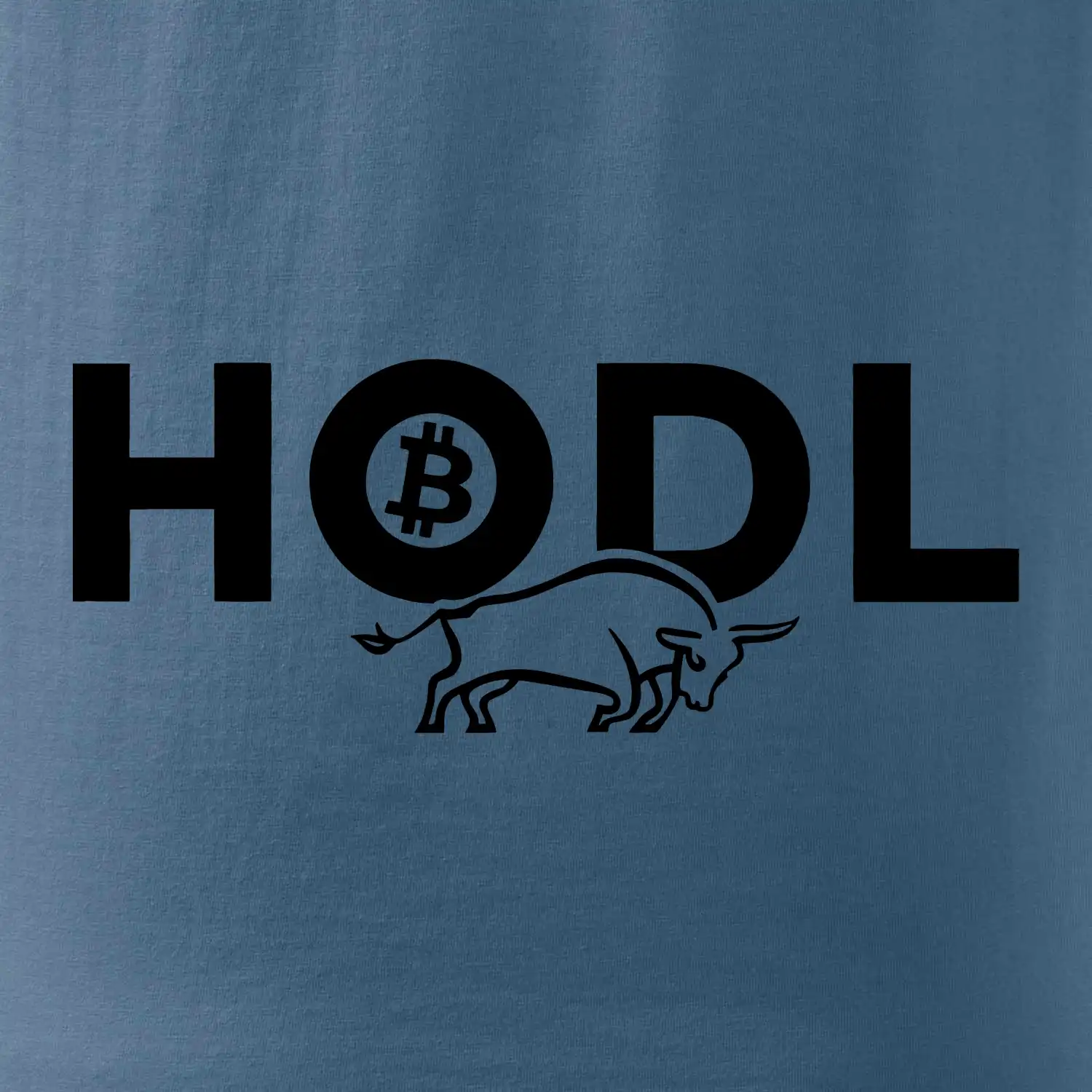 Hodl, nápis a býk