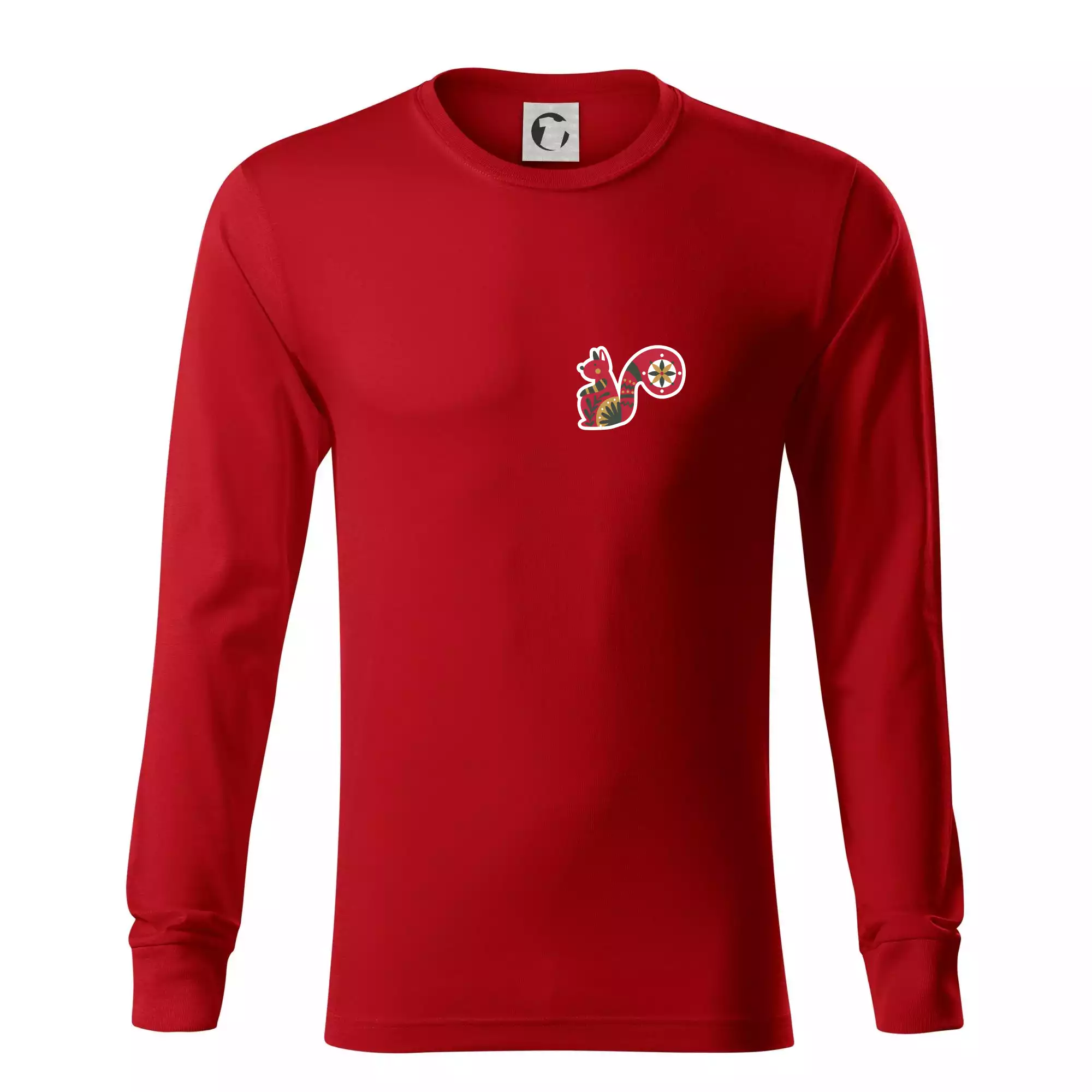 Folklor na prsu veverka