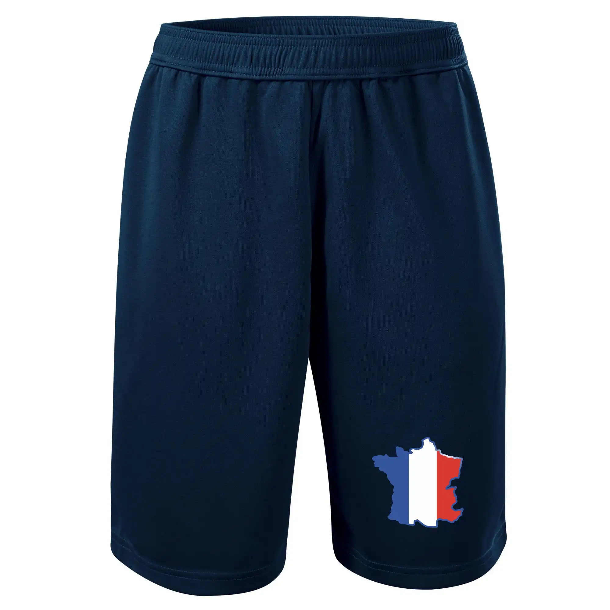 Francouzská vlajka mapa obrys