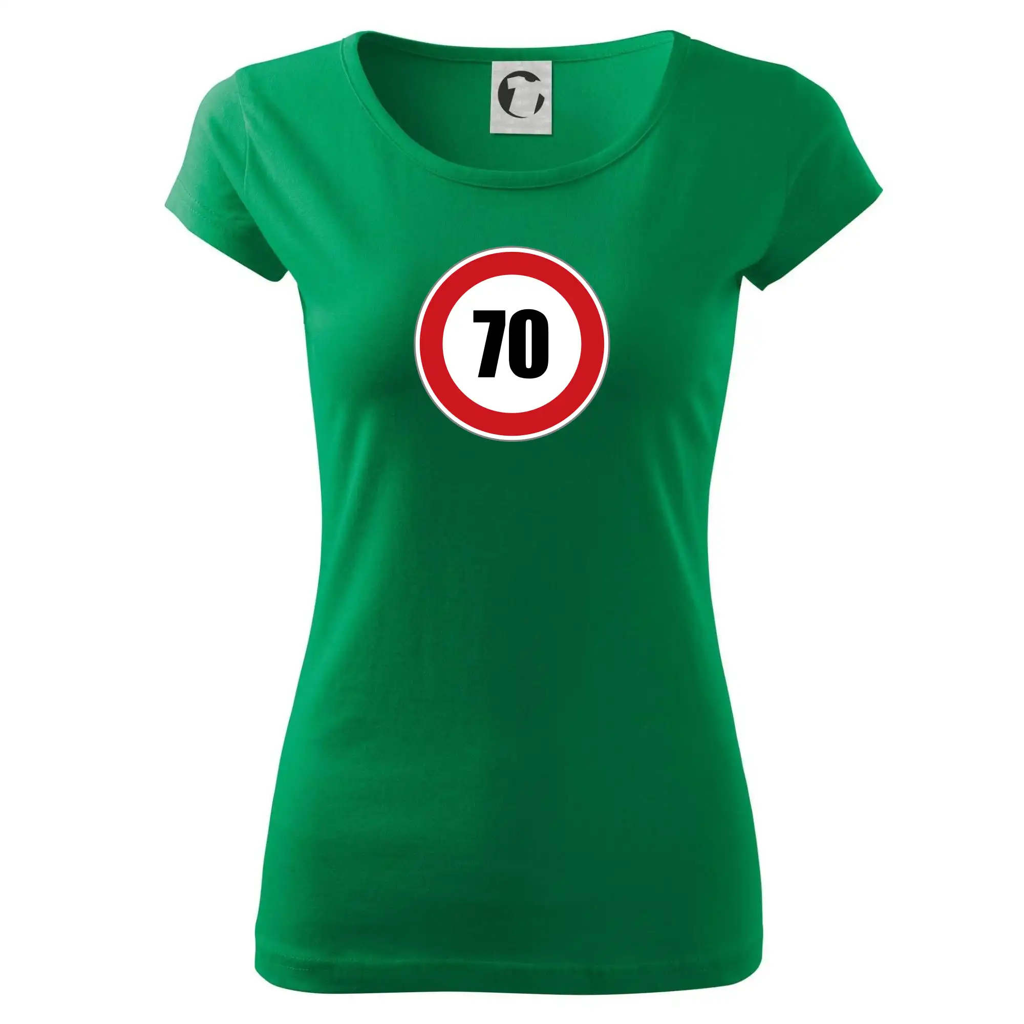 Dopravní značka - omezení rychlosti 70
