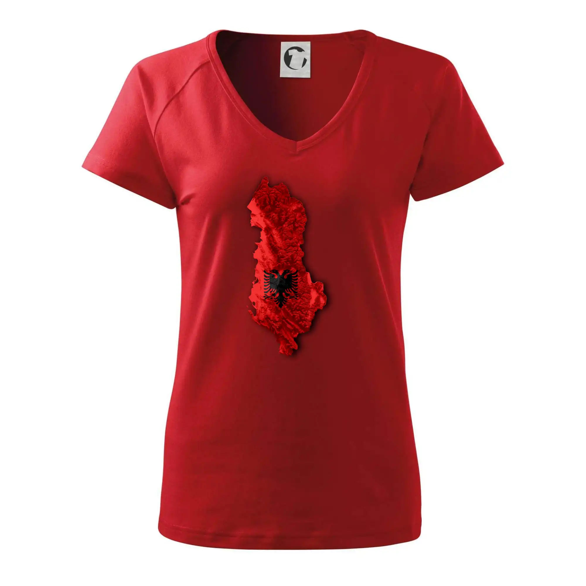 Mapa Albánie reliéf hor