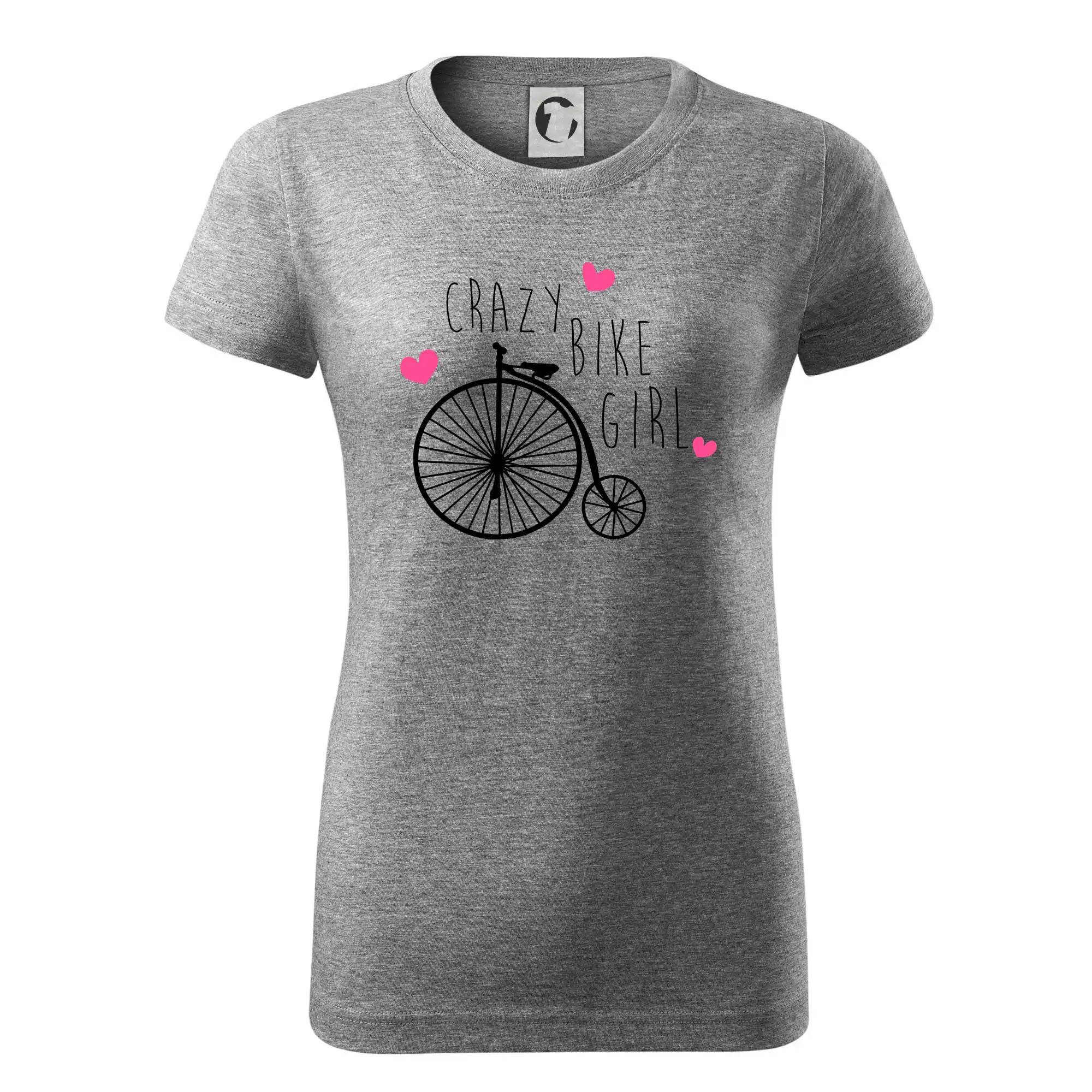 Crazy bike girl