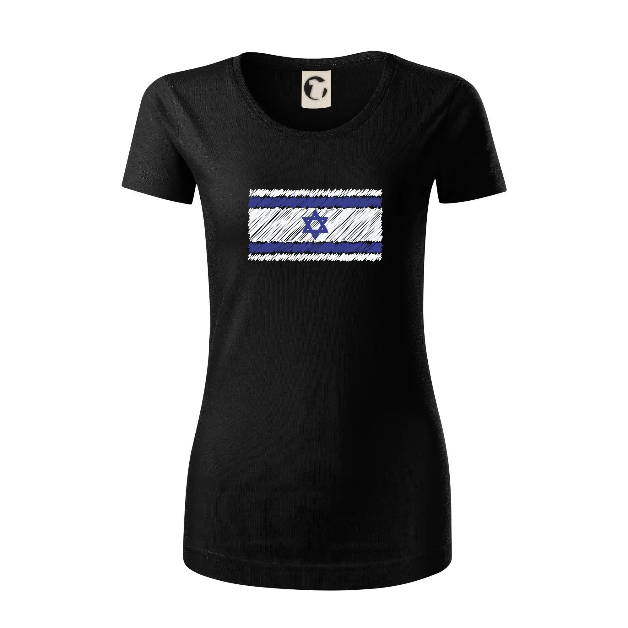 Vlajka Izrael kreslená