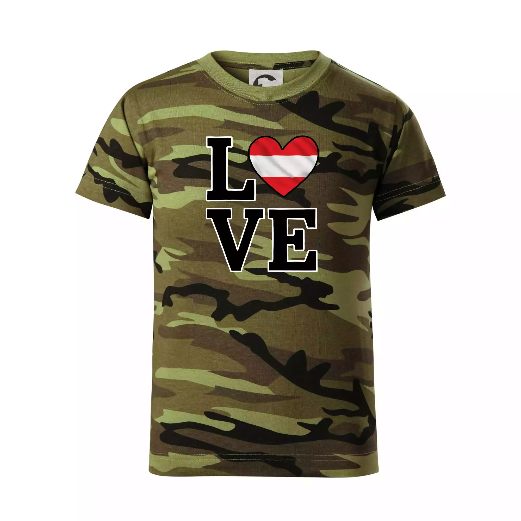 Love Rakouská vlajka