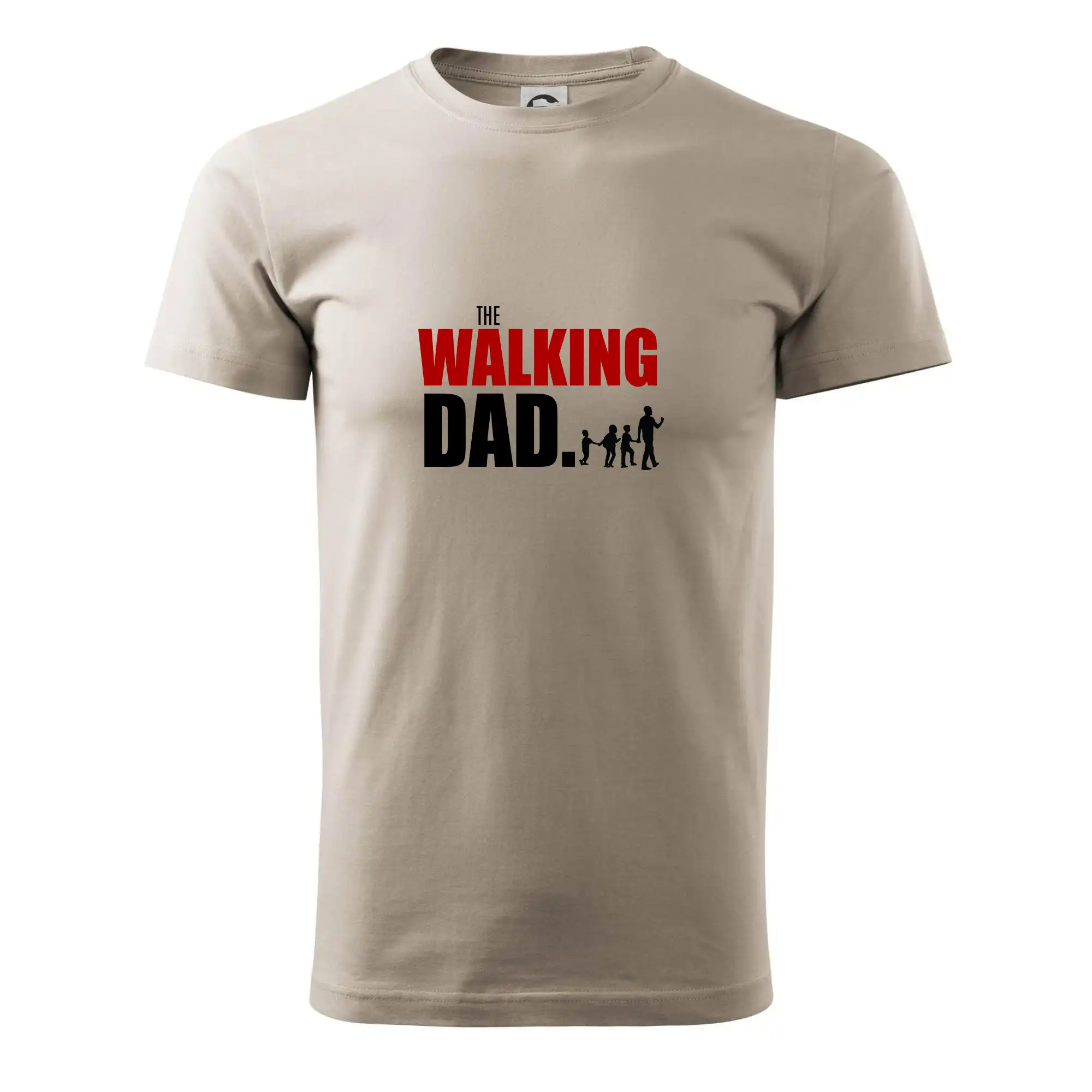 Najlepší darček pre otecka ku dňu otcov - The walking dad tri deti - Pánske tričko nižšej gramáže