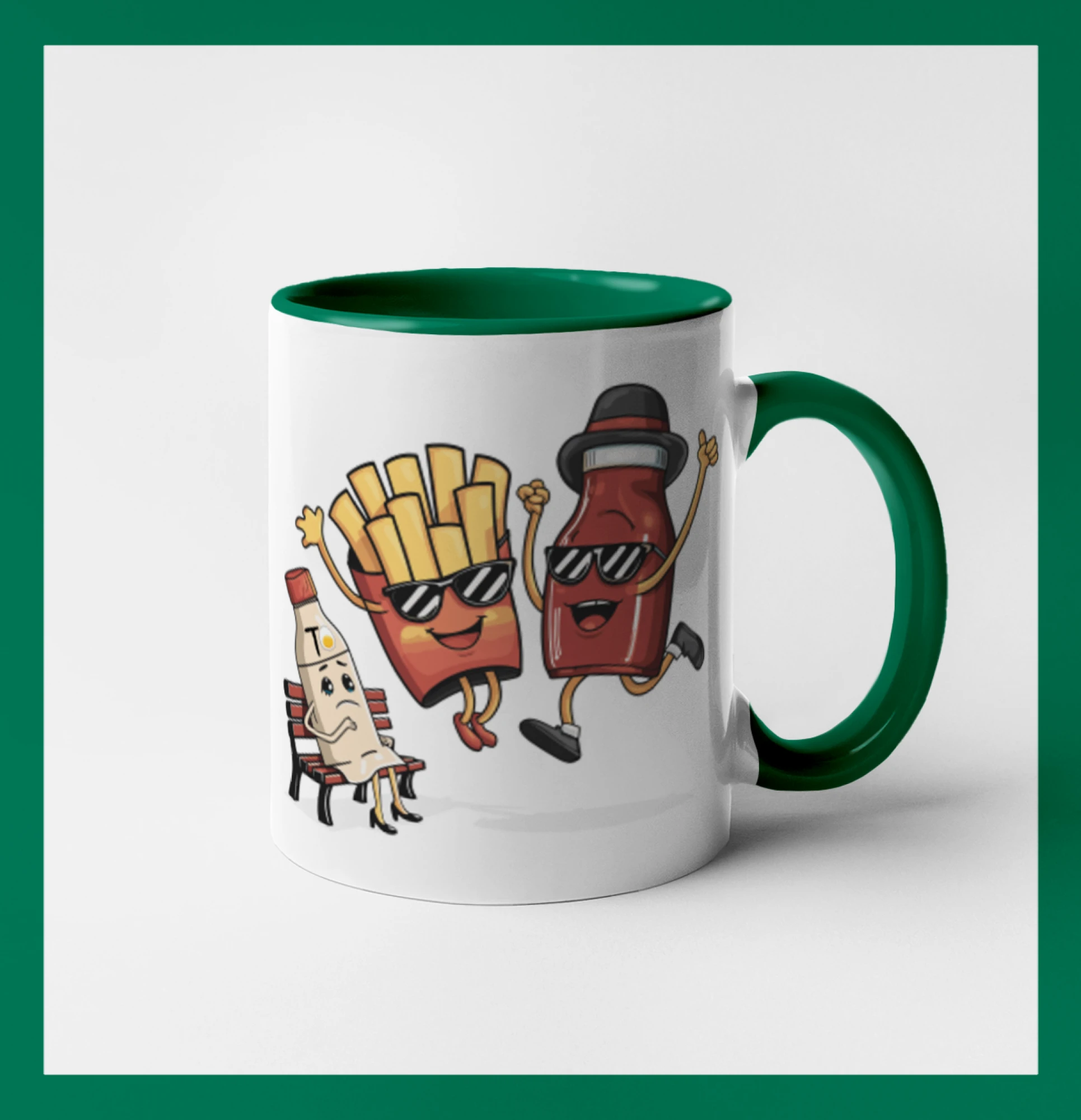 Souboj o hranolky kečup tatarka