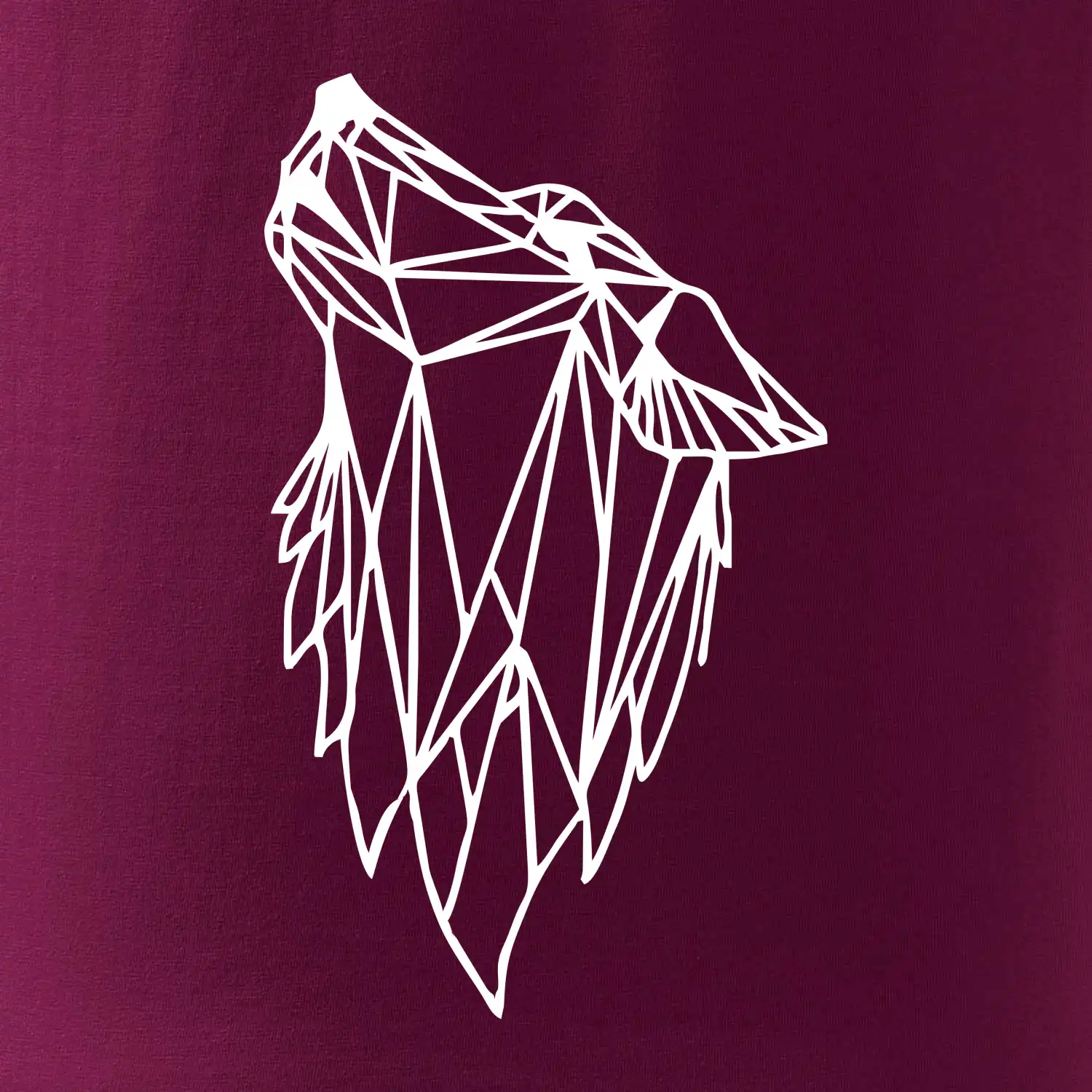 Geometrie - vlk - vyjící