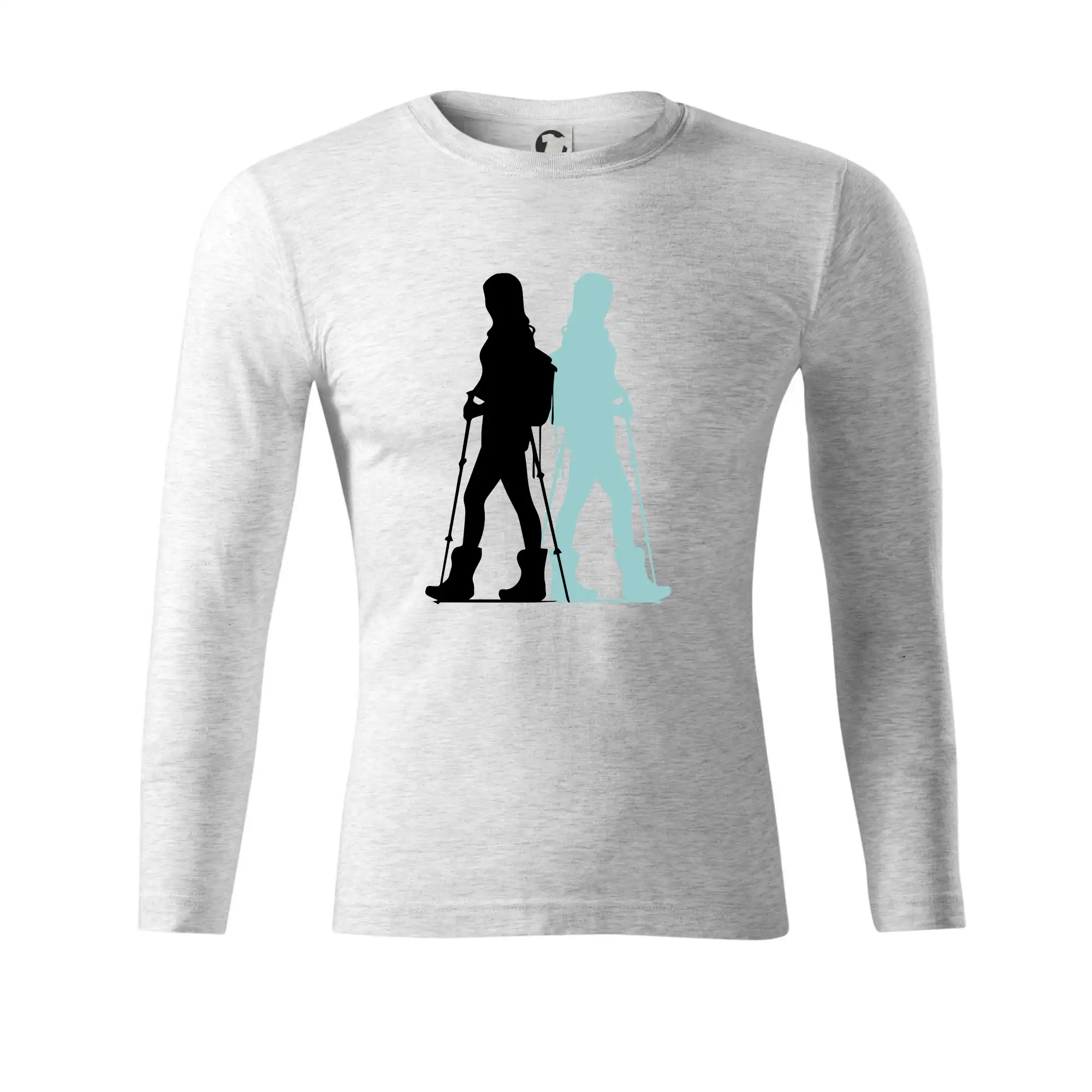 Nordic walking figury - žena